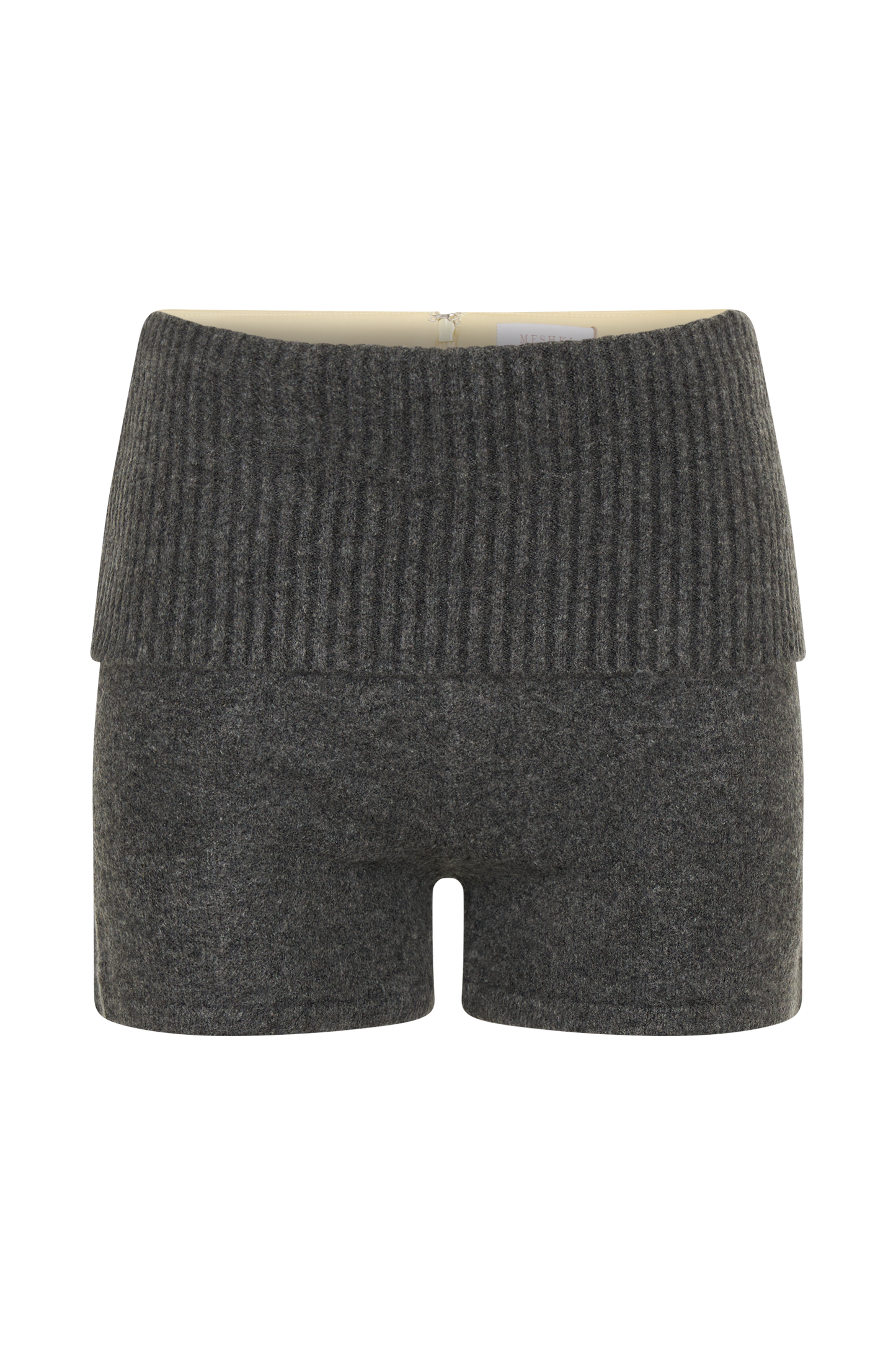 Shorts en Tricot Aubrey - Gris Anthracite