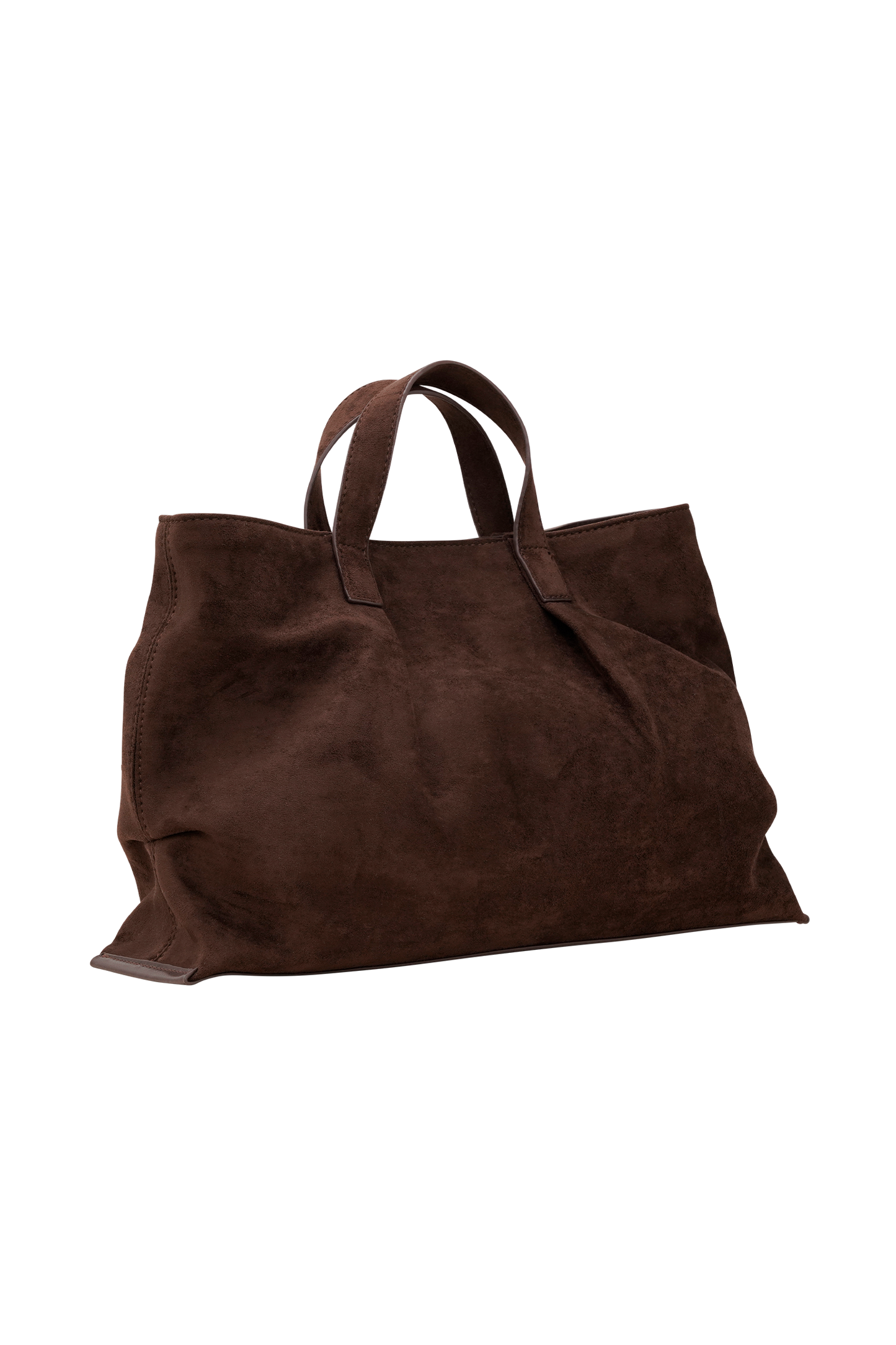 Sac en daim synthétique Baylor - Chocolat