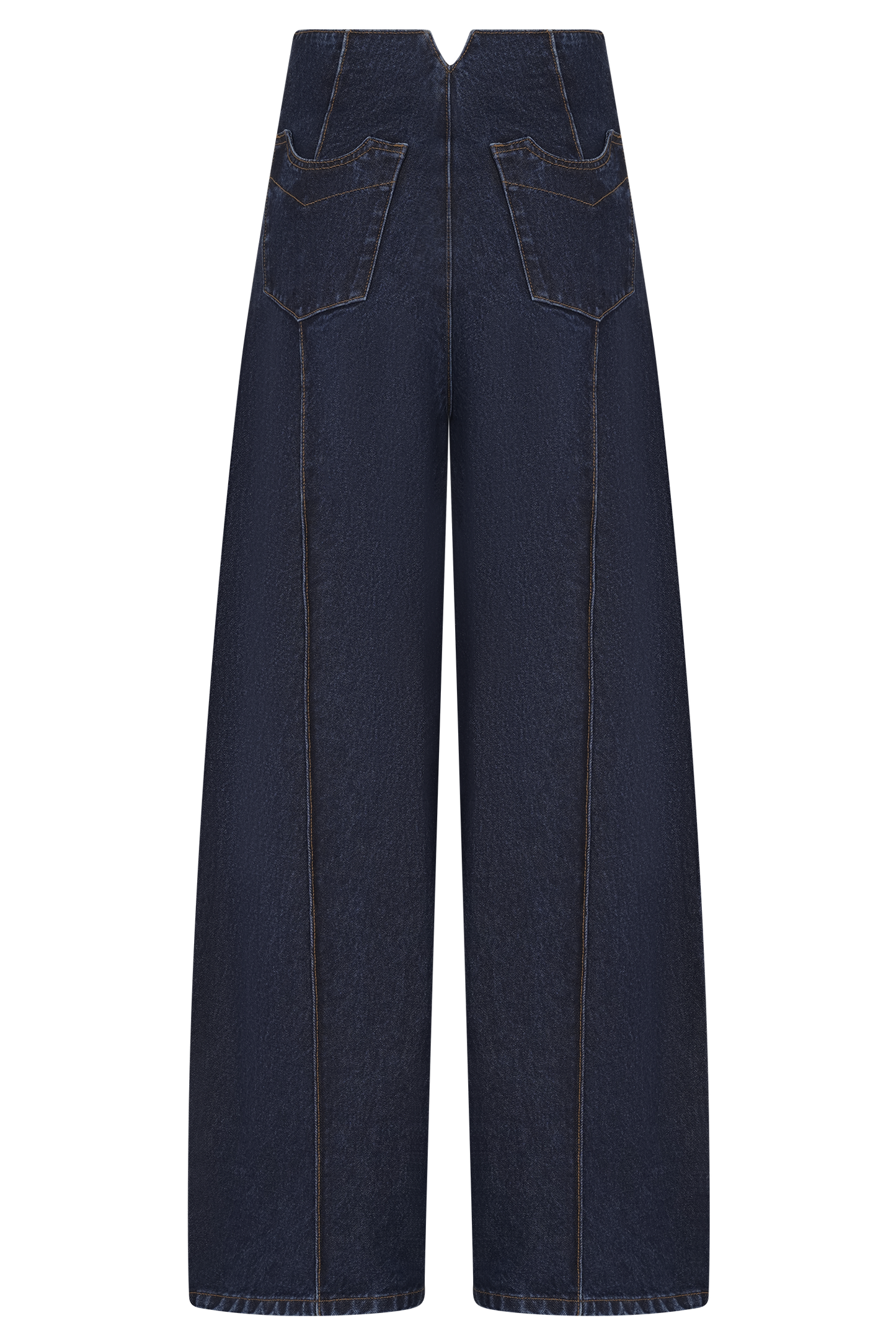 Jeans taille haute Beatrix - Bleu indigo