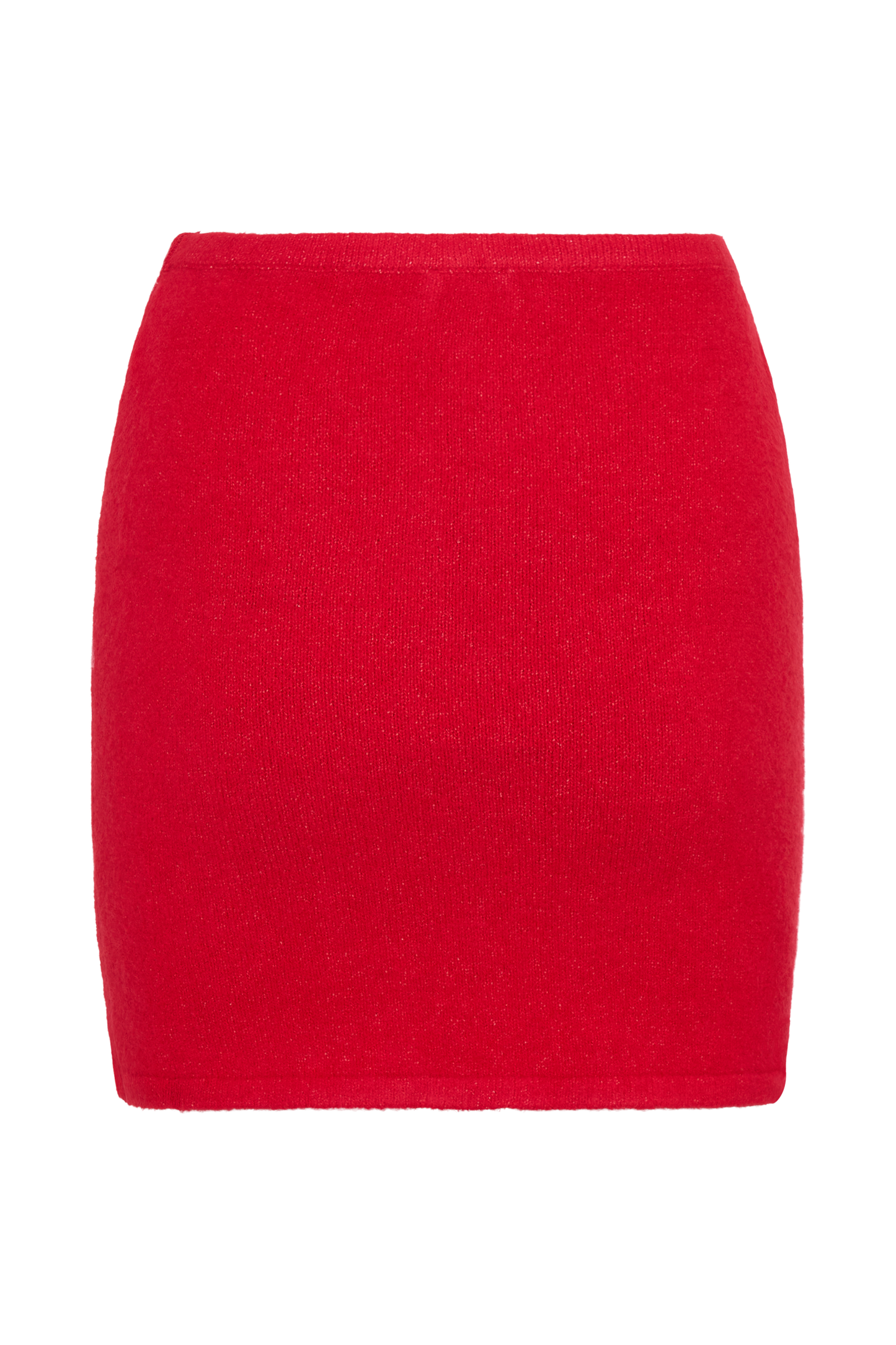 Jupe mini en tricot Brianne - Rubis