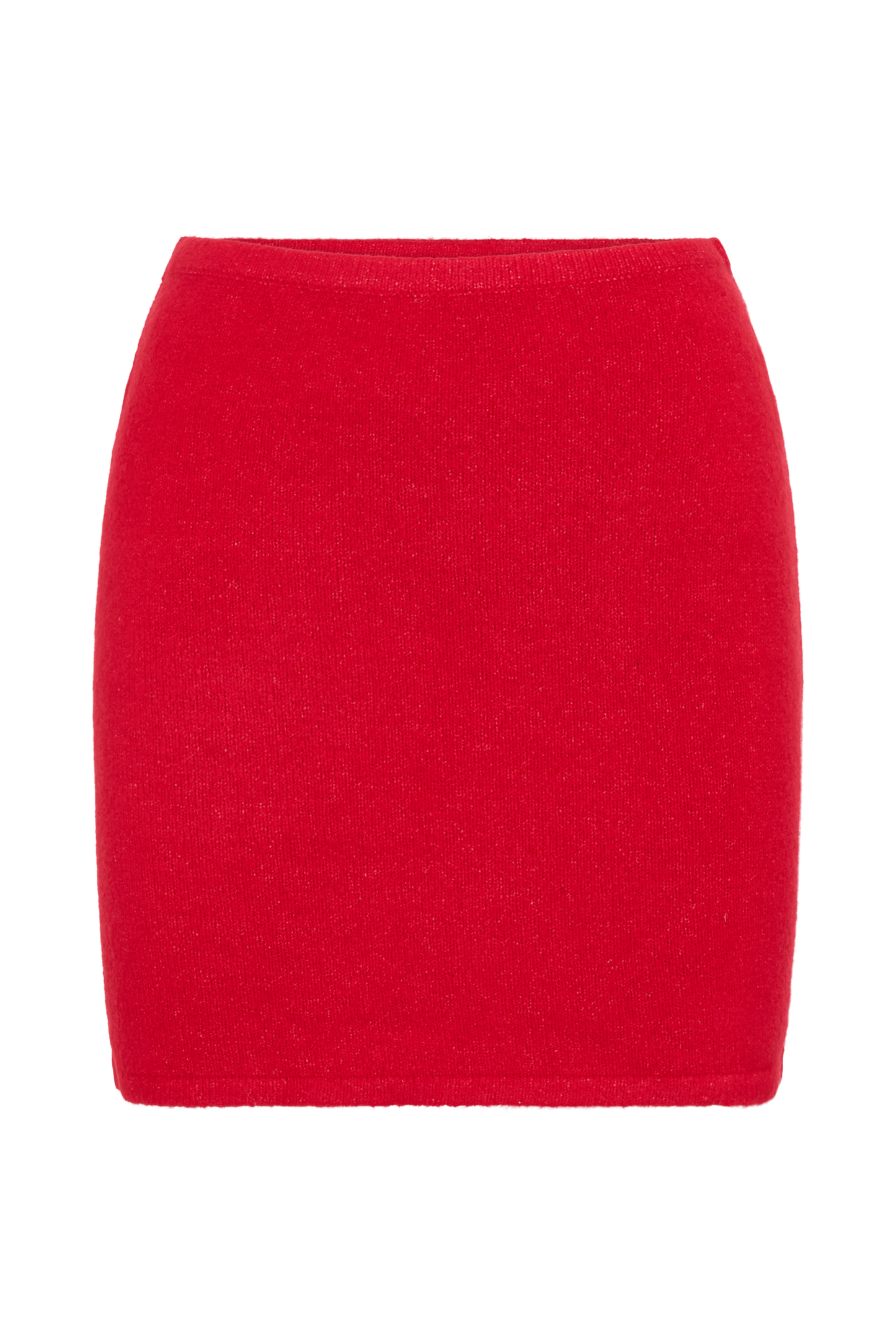 Jupe mini en tricot Brianne - Rubis