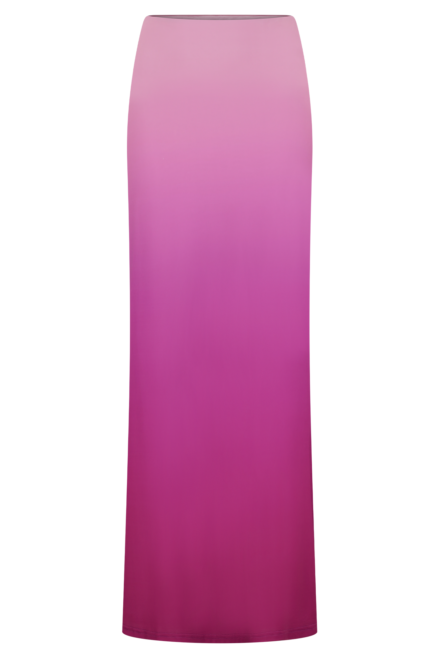 Jupe Maxi Bruna en Mousseline de Soie - Rose Ombré