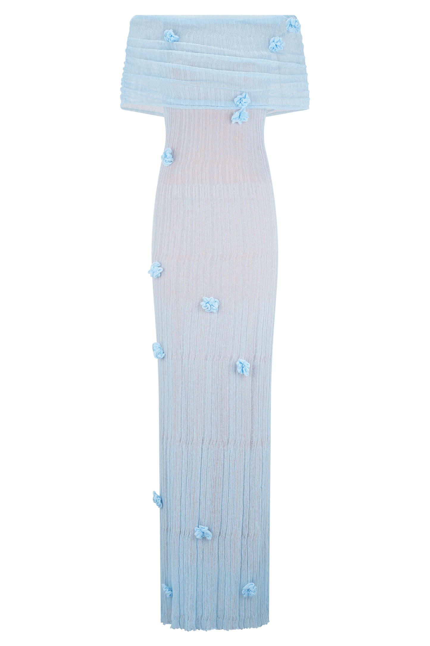 Robe Maxi Tricot Brynn Orchid - Bleu Bébé