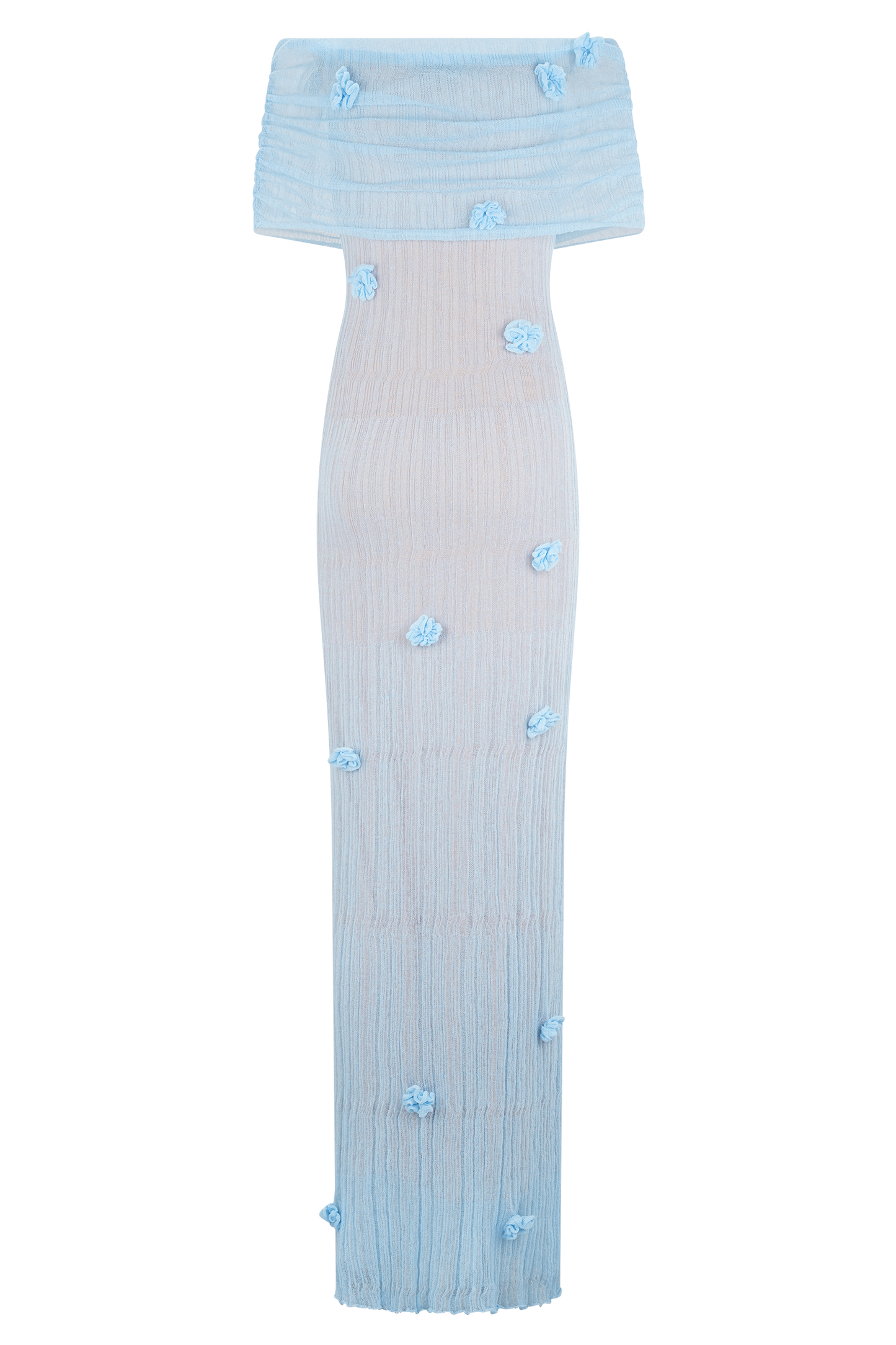 Robe Maxi Tricot Brynn Orchid - Bleu Bébé