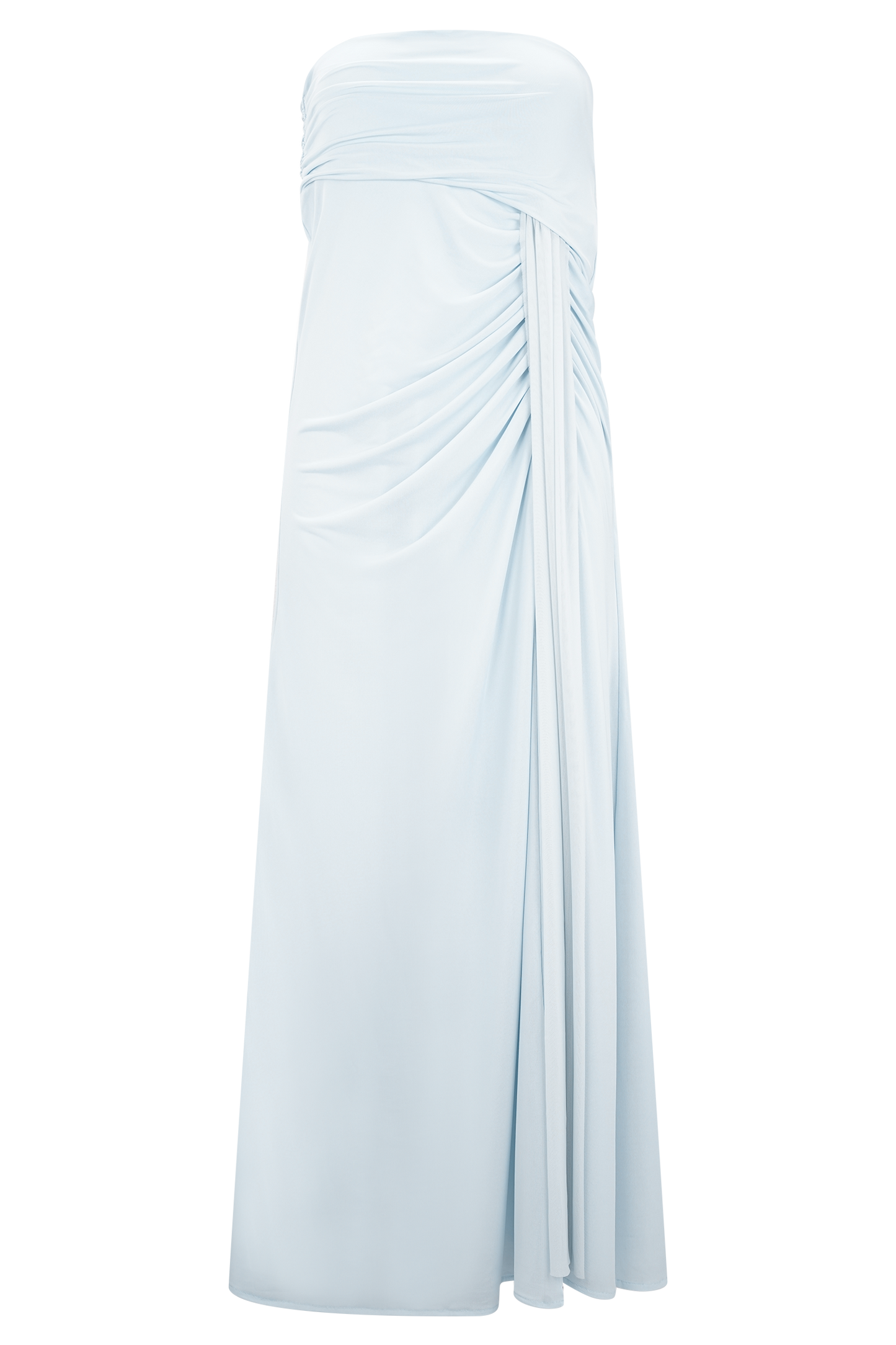 Jupe Maxi Étroite Calandra - Bleu Clair