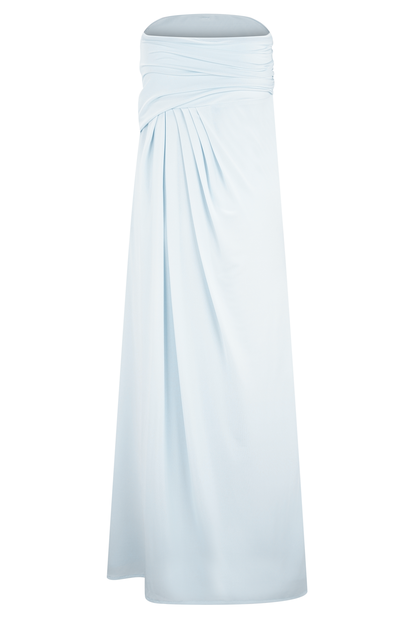 Jupe Maxi Étroite Calandra - Bleu Clair