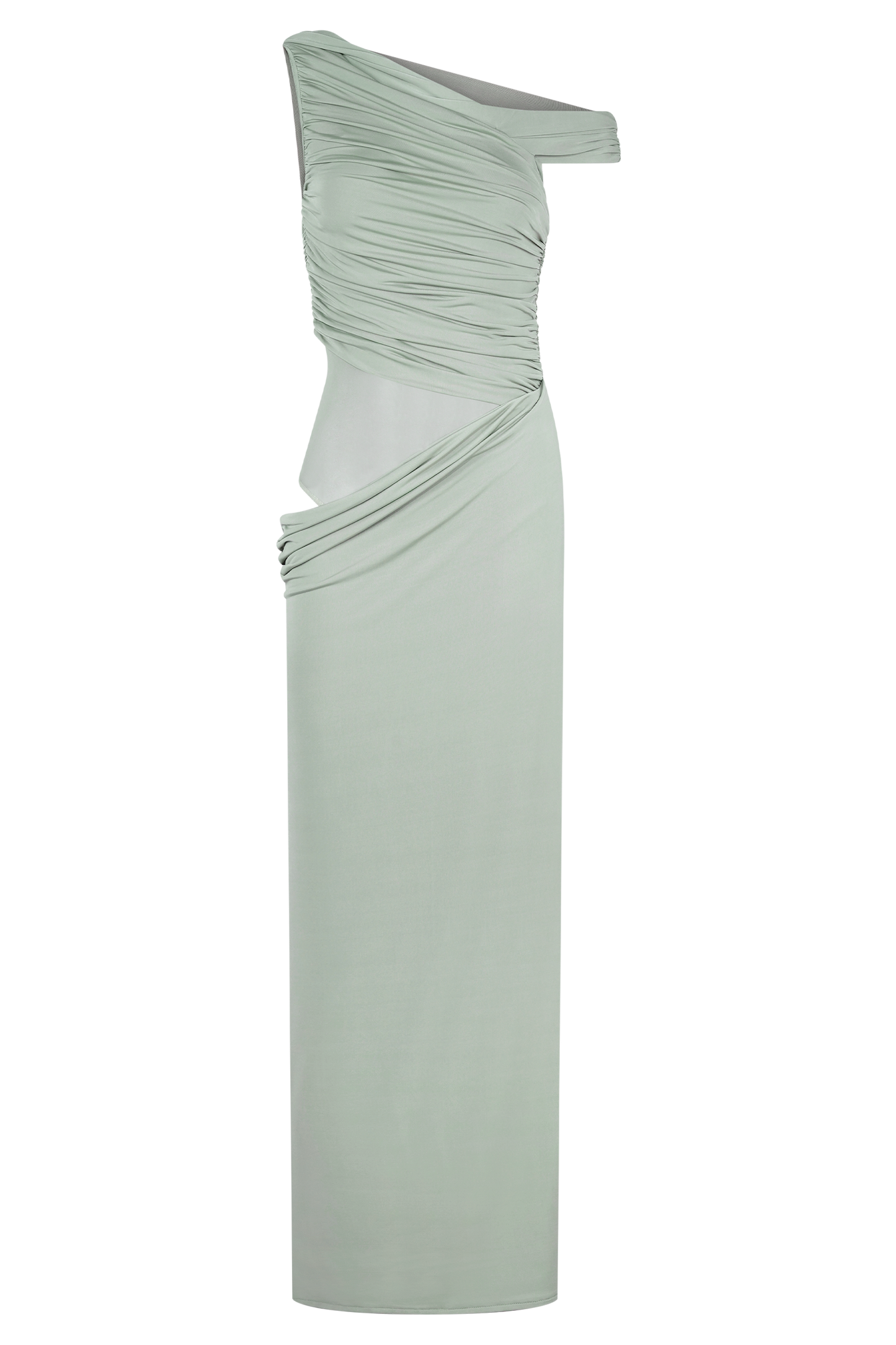 Robe Maxi Évasée à Une Épaule Callen - SAGE
