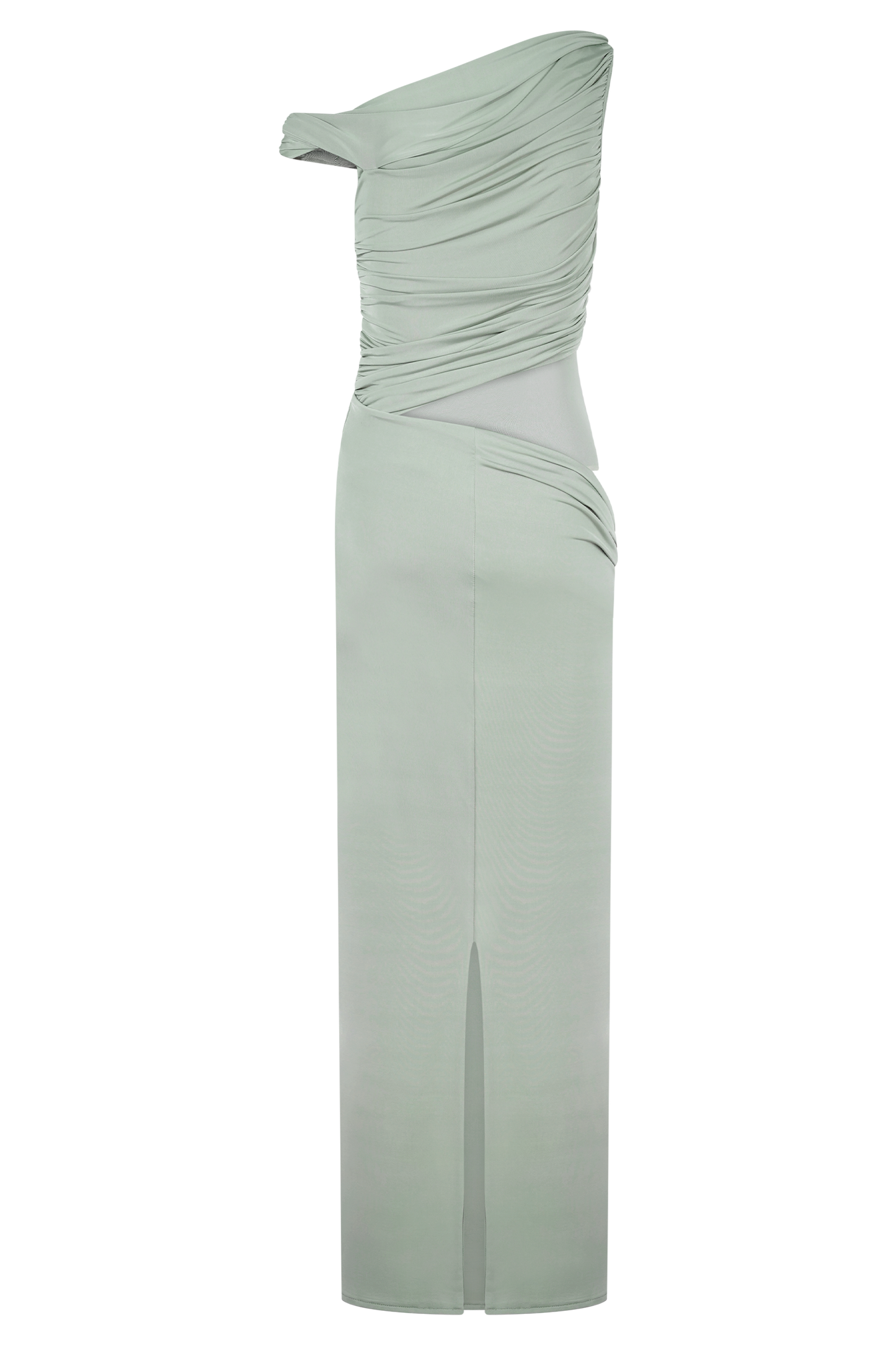 Robe Maxi Évasée à Une Épaule Callen - SAGE