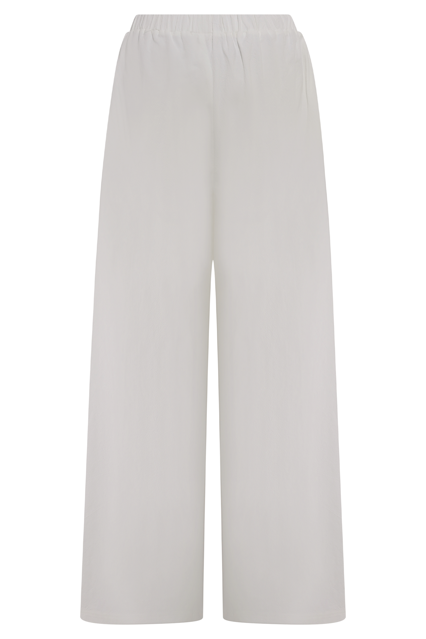 Pantalon large en coton Campbell - Blanc