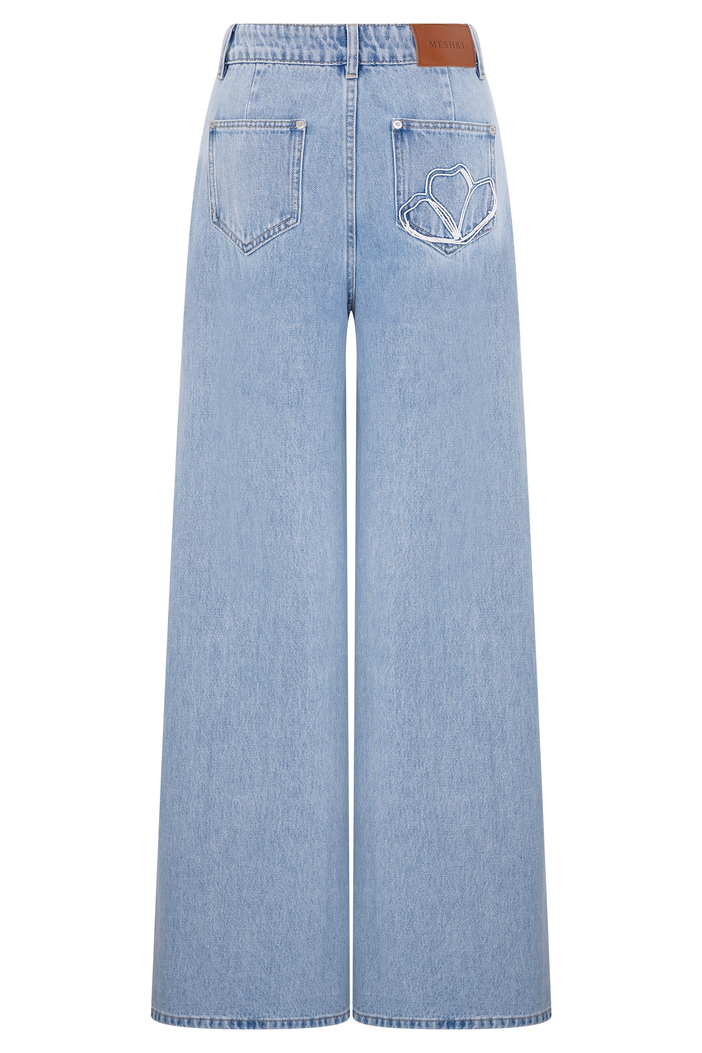 Jeans brodés Carmella - Bleu moyen