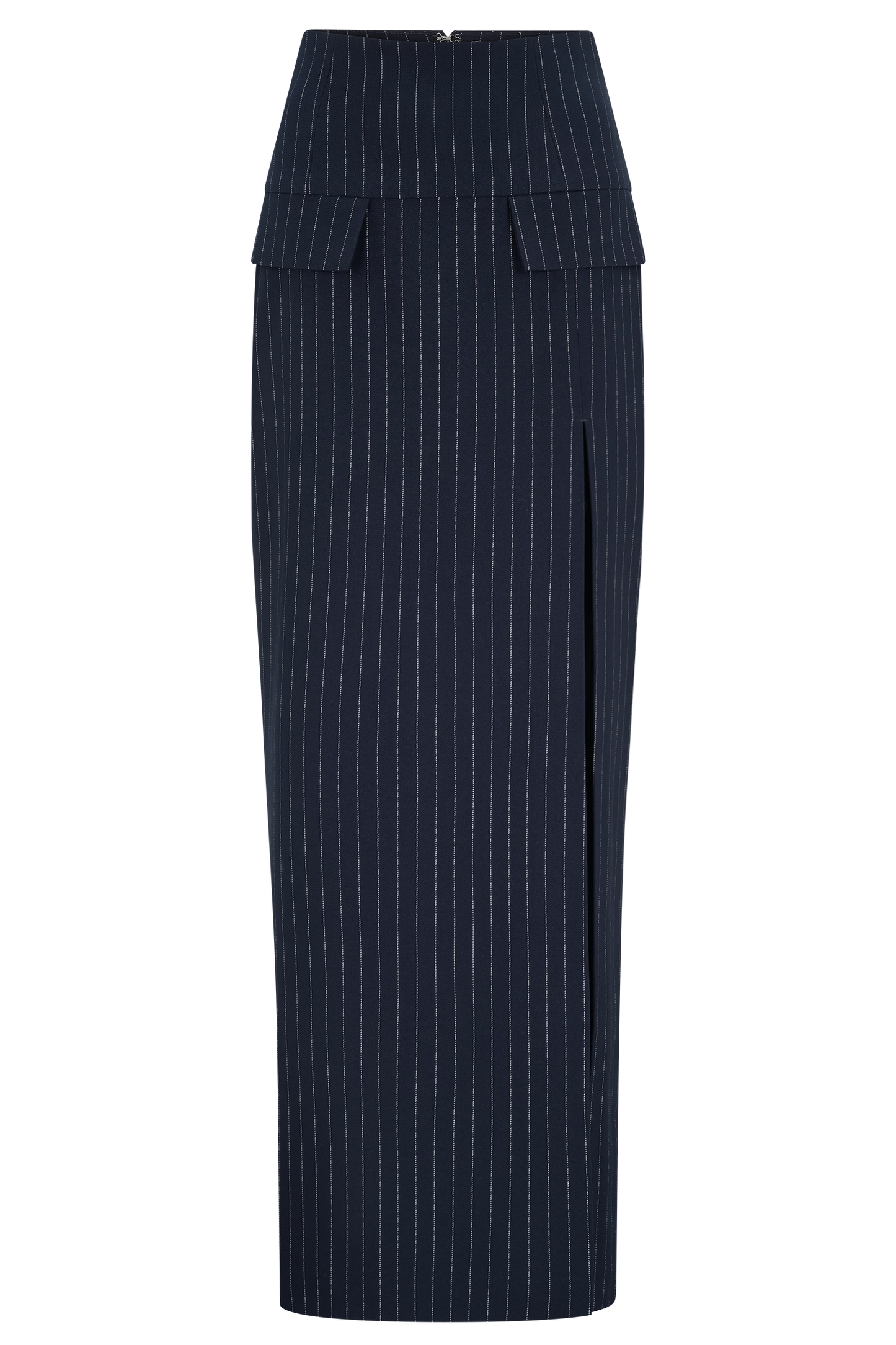 Jupe Maxi Cassie à Rayures - Bleu Marine