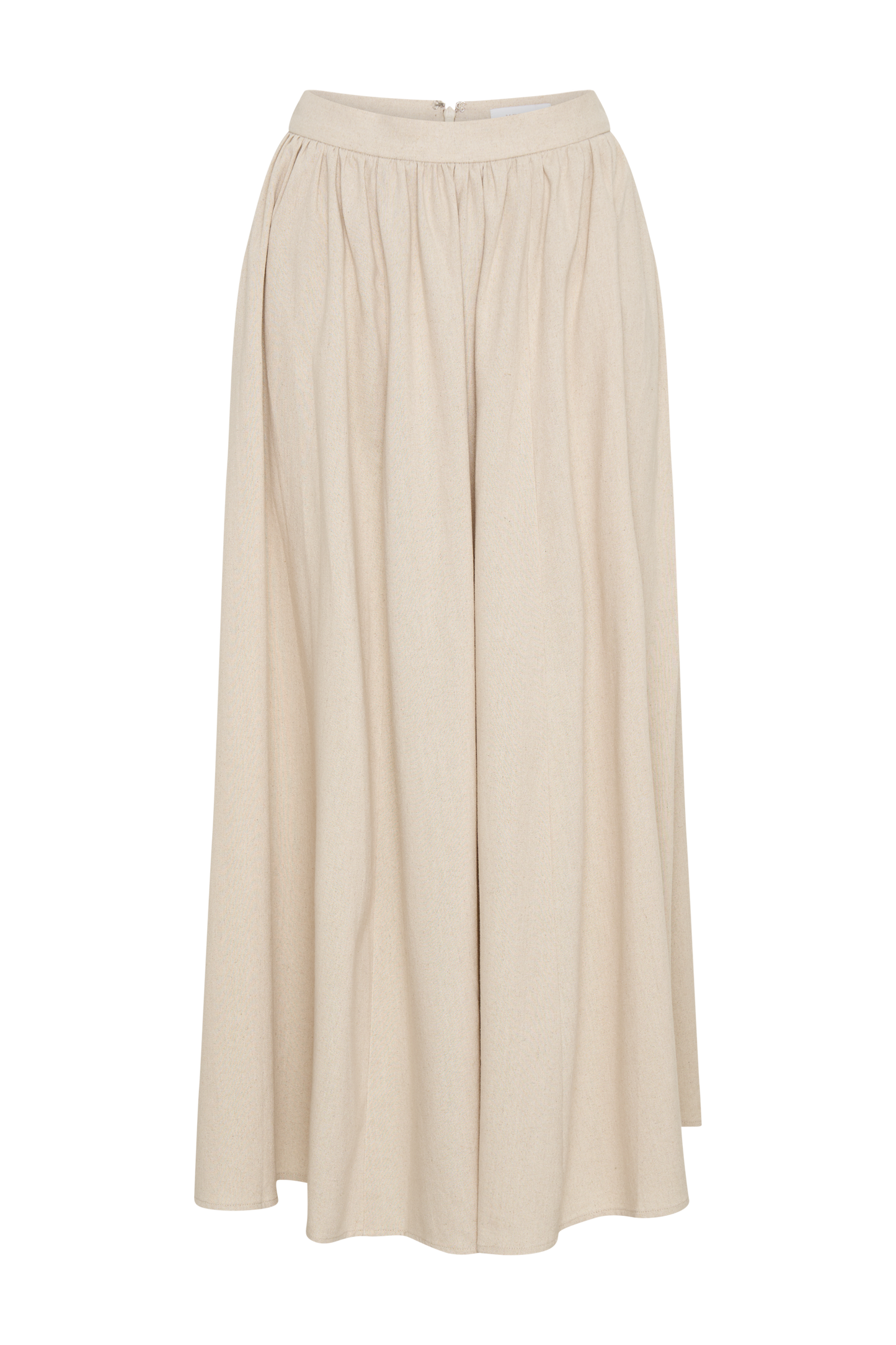 Jupe Maxi A-Line en Lin Clarence - Naturel