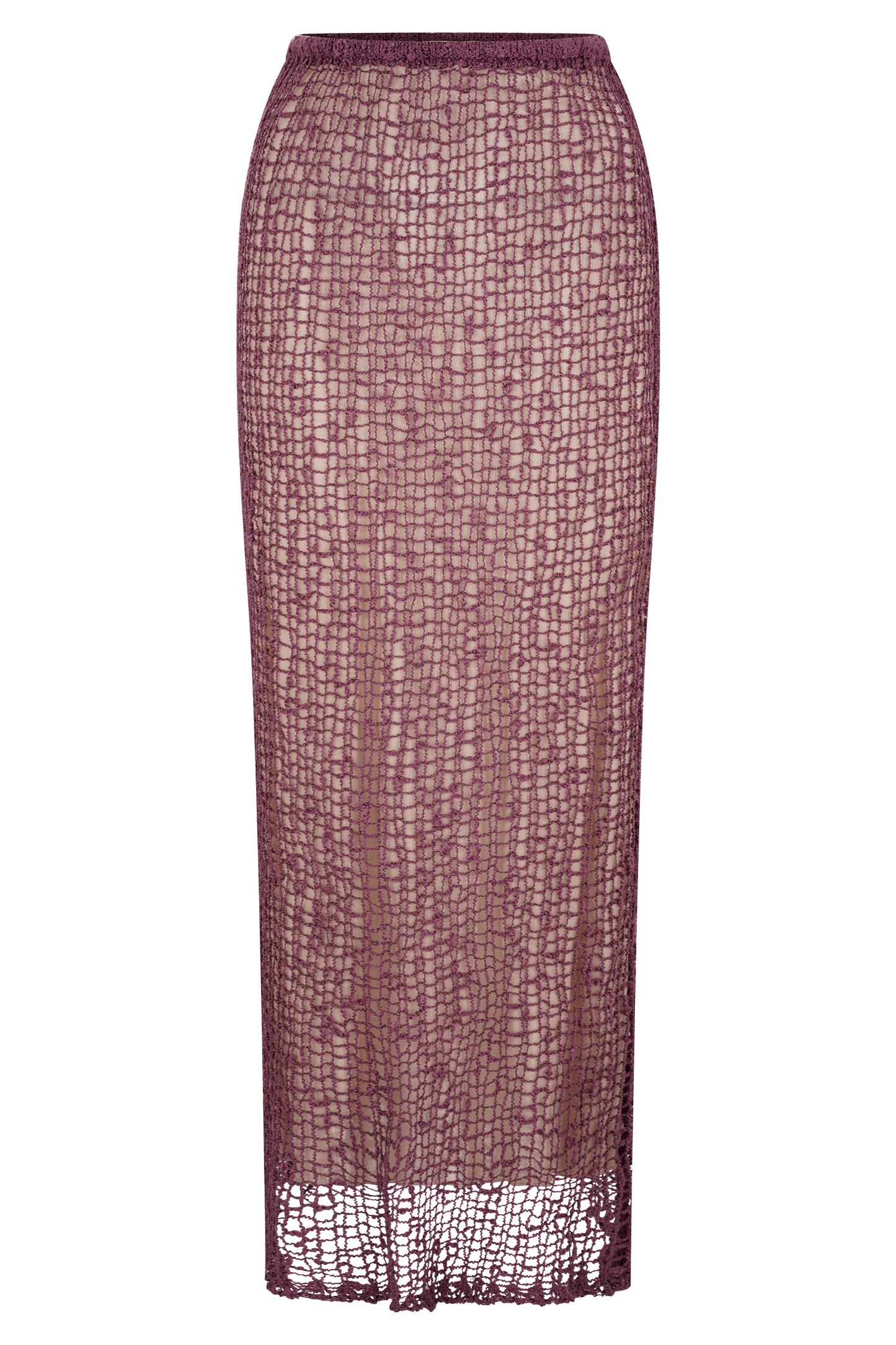 Jupe Maxi Tricot Cordelia - Mauve