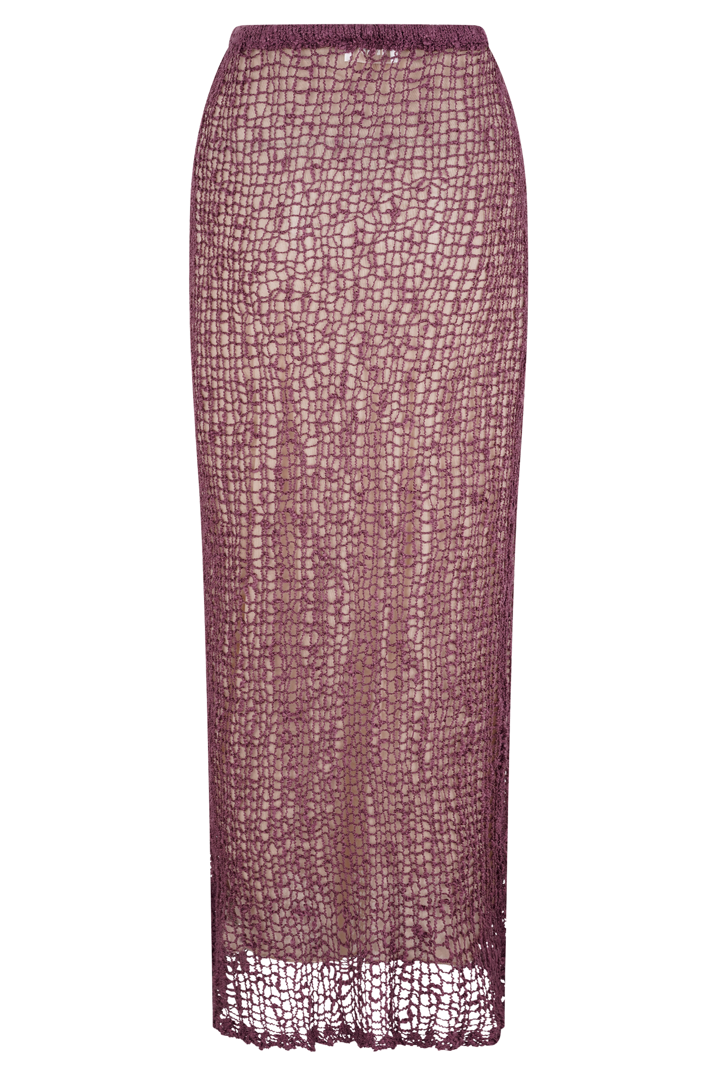 Jupe Maxi Tricot Cordelia - Mauve