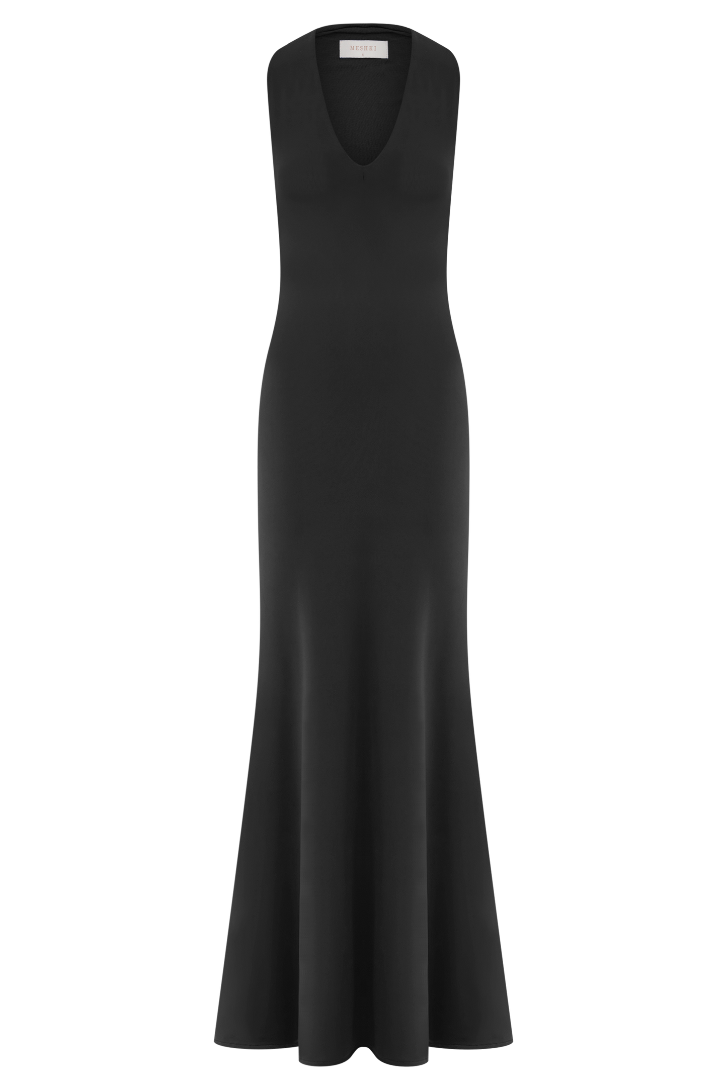 Elke Robe Maxi Décolleté en V - Noir