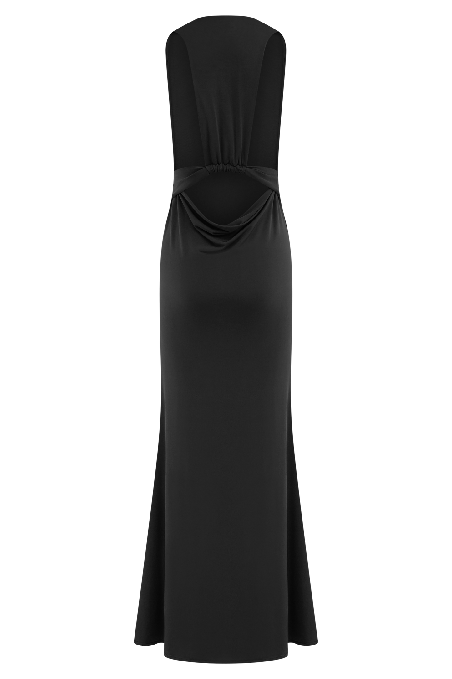 Elke Robe Maxi Décolleté en V - Noir