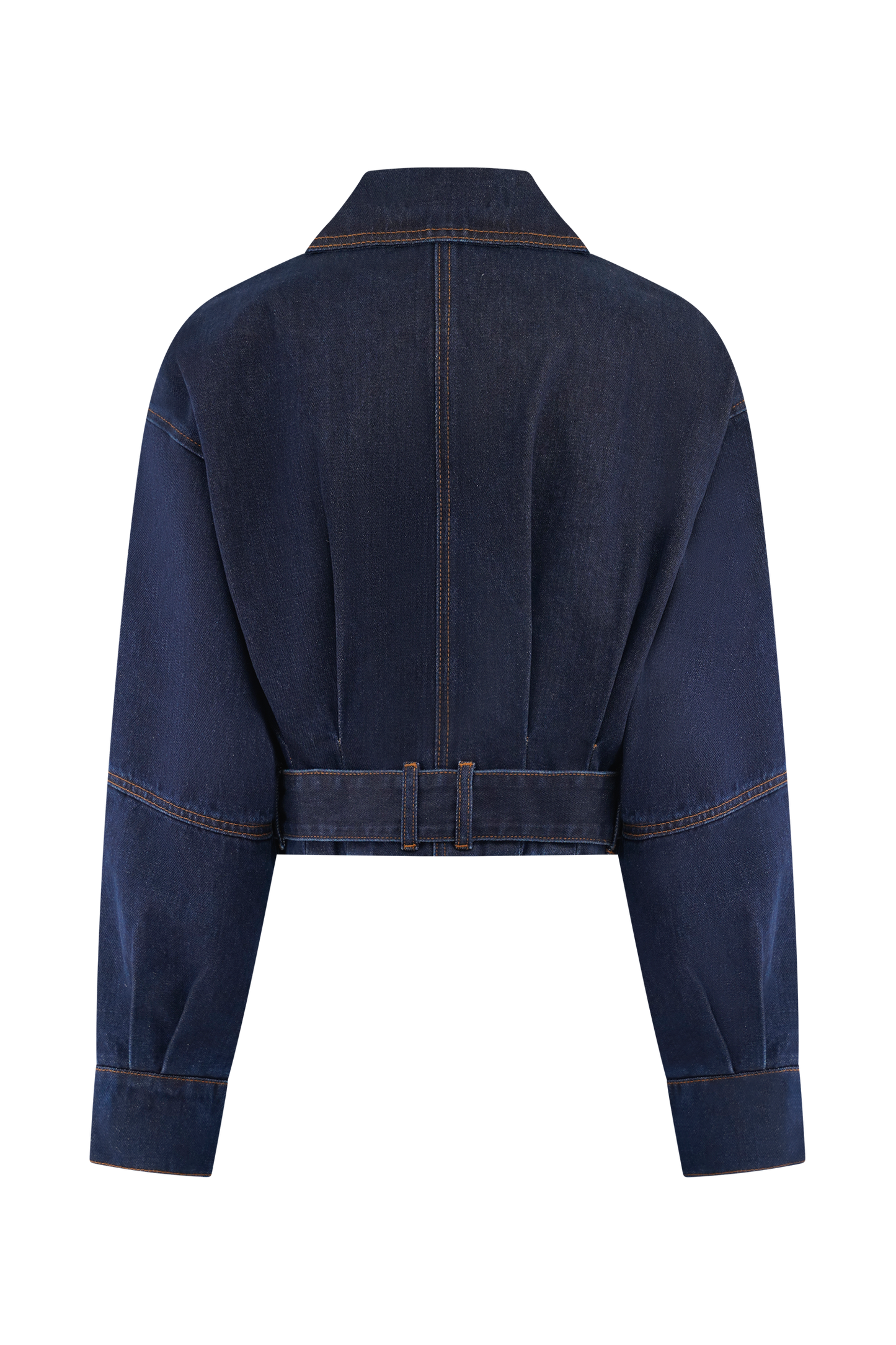 Veste en jean courte Fallon - Bleu indigo