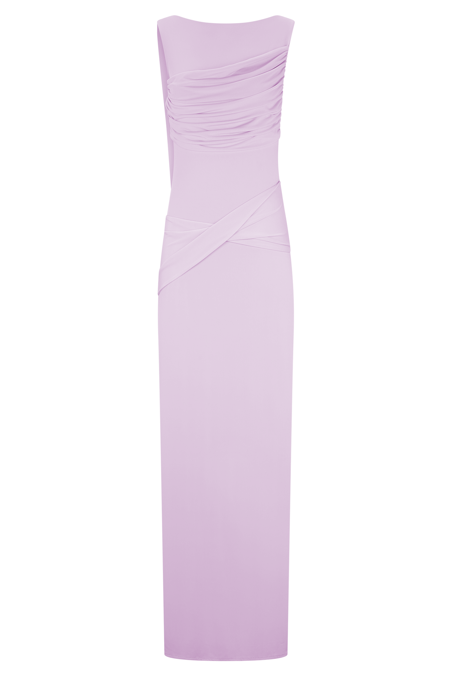 Henley Robe Maxi Dégradée et Fluide - Rose Poussière