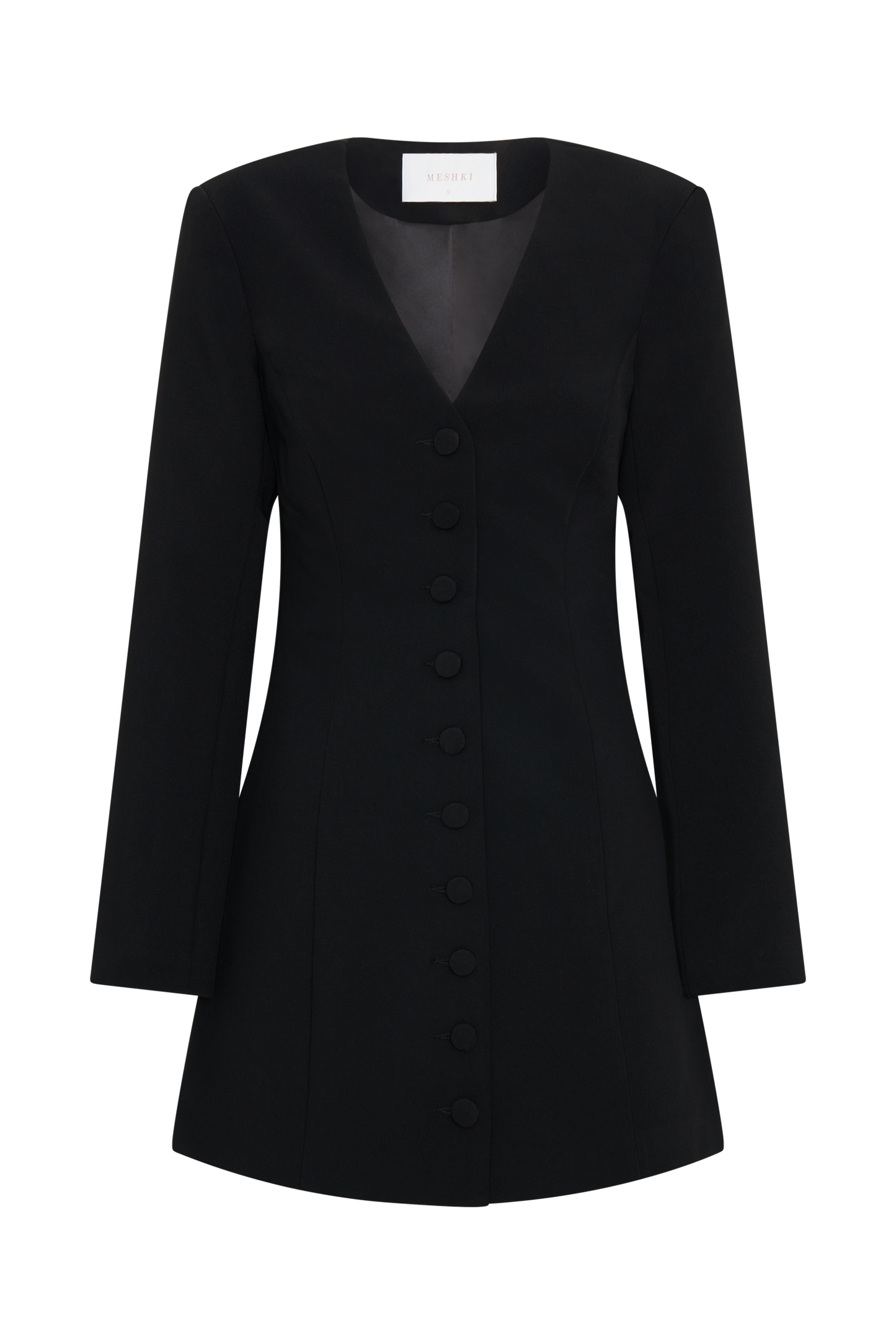 Mini-robe blazer à manches longues Hurley - Noir
