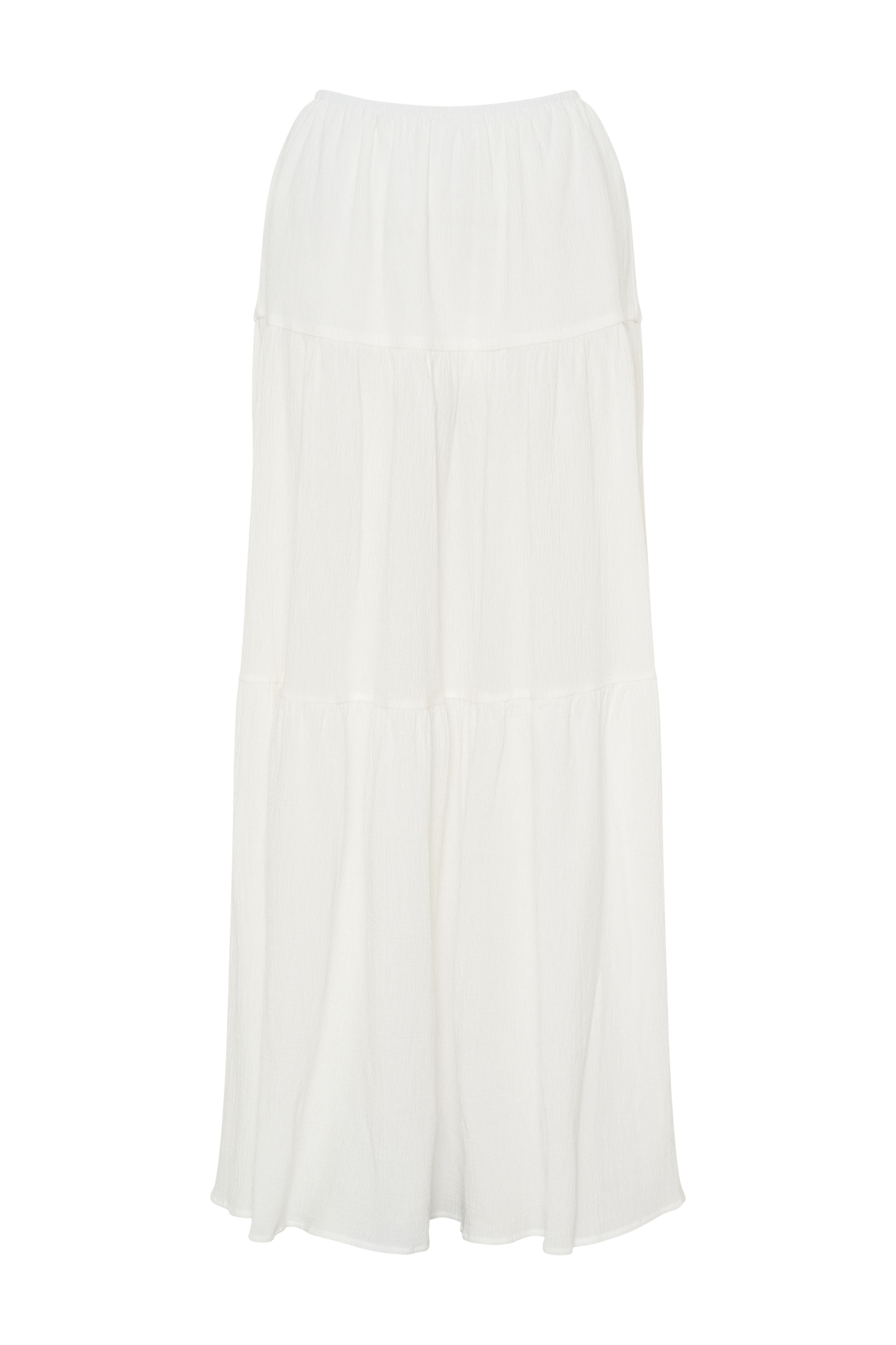 Jupe Maxi en Coton Jacinda - Blanche
