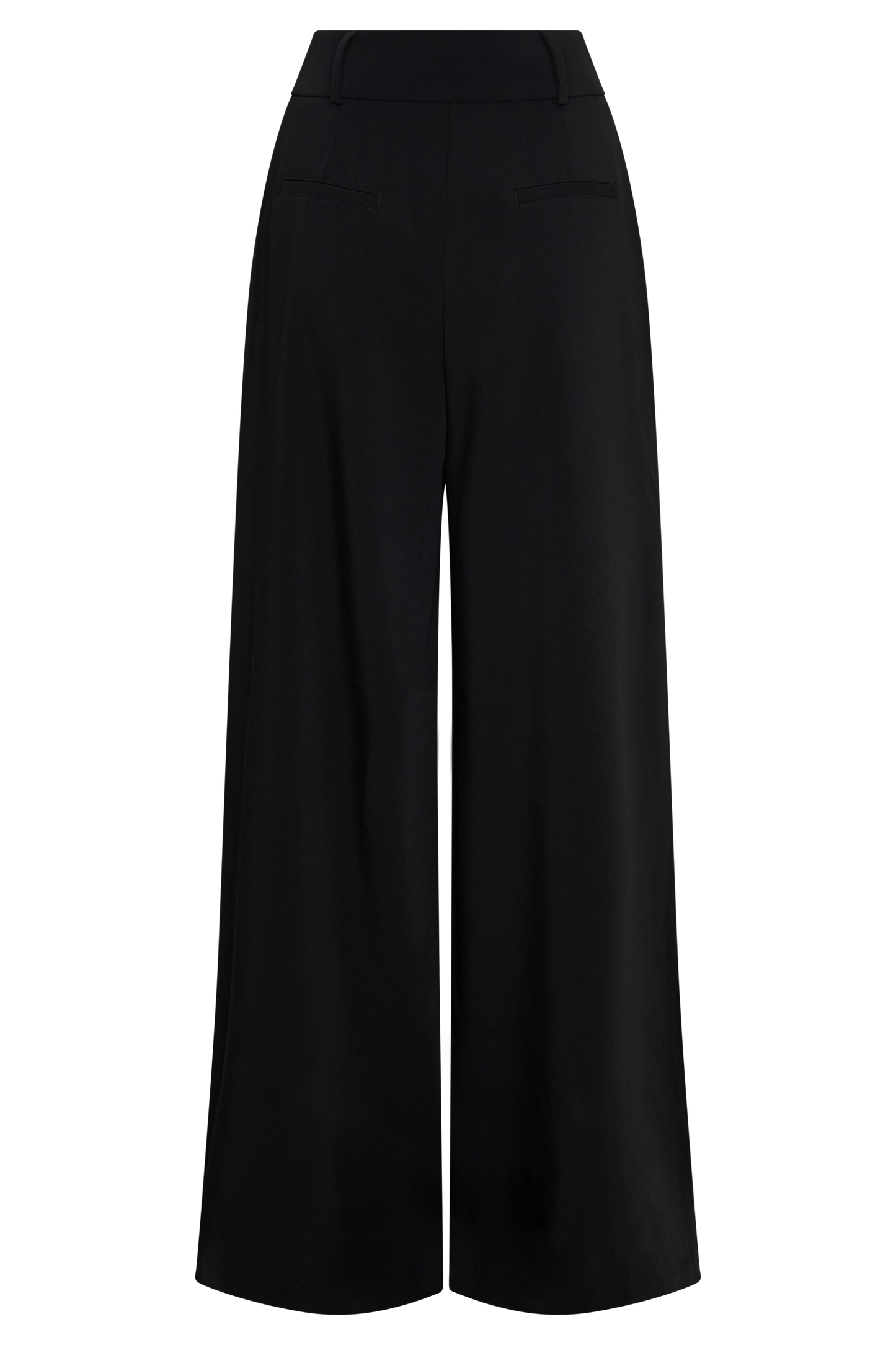 Pantalon large à plis Jacqueline - Noir