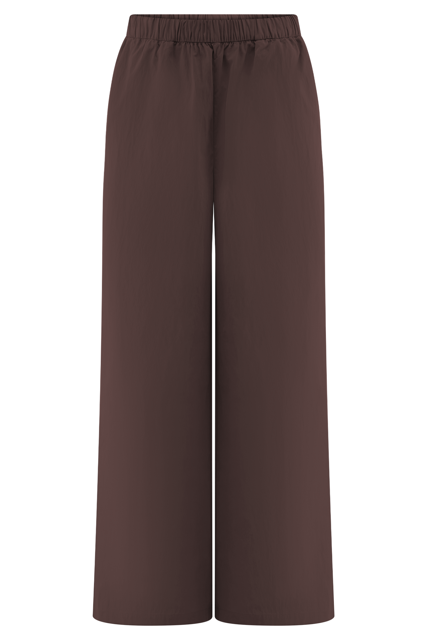 Pantalon large en coton Janayia - Espresso foncé