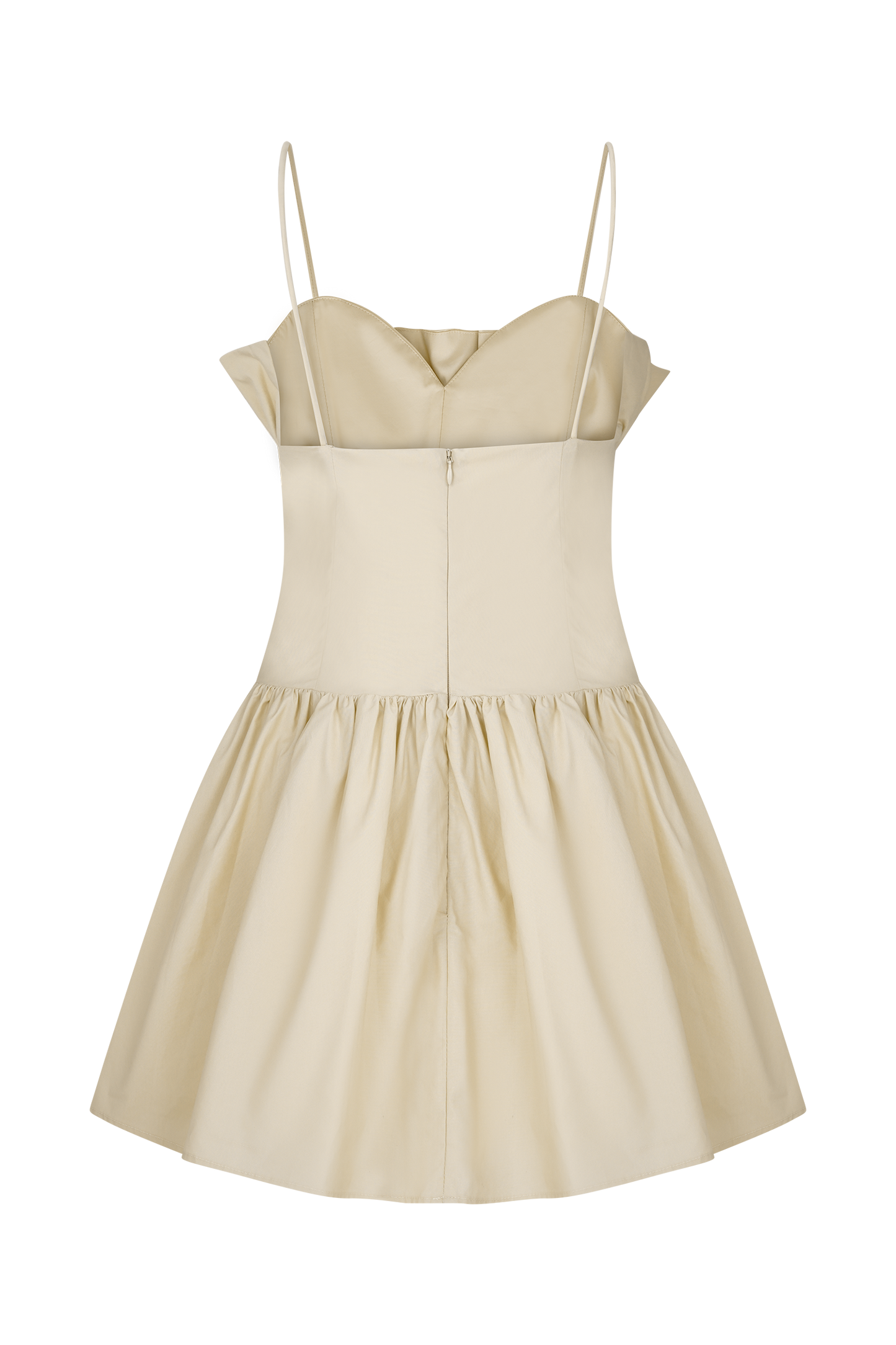 Mini-robe en coton à volants Janis - Nude