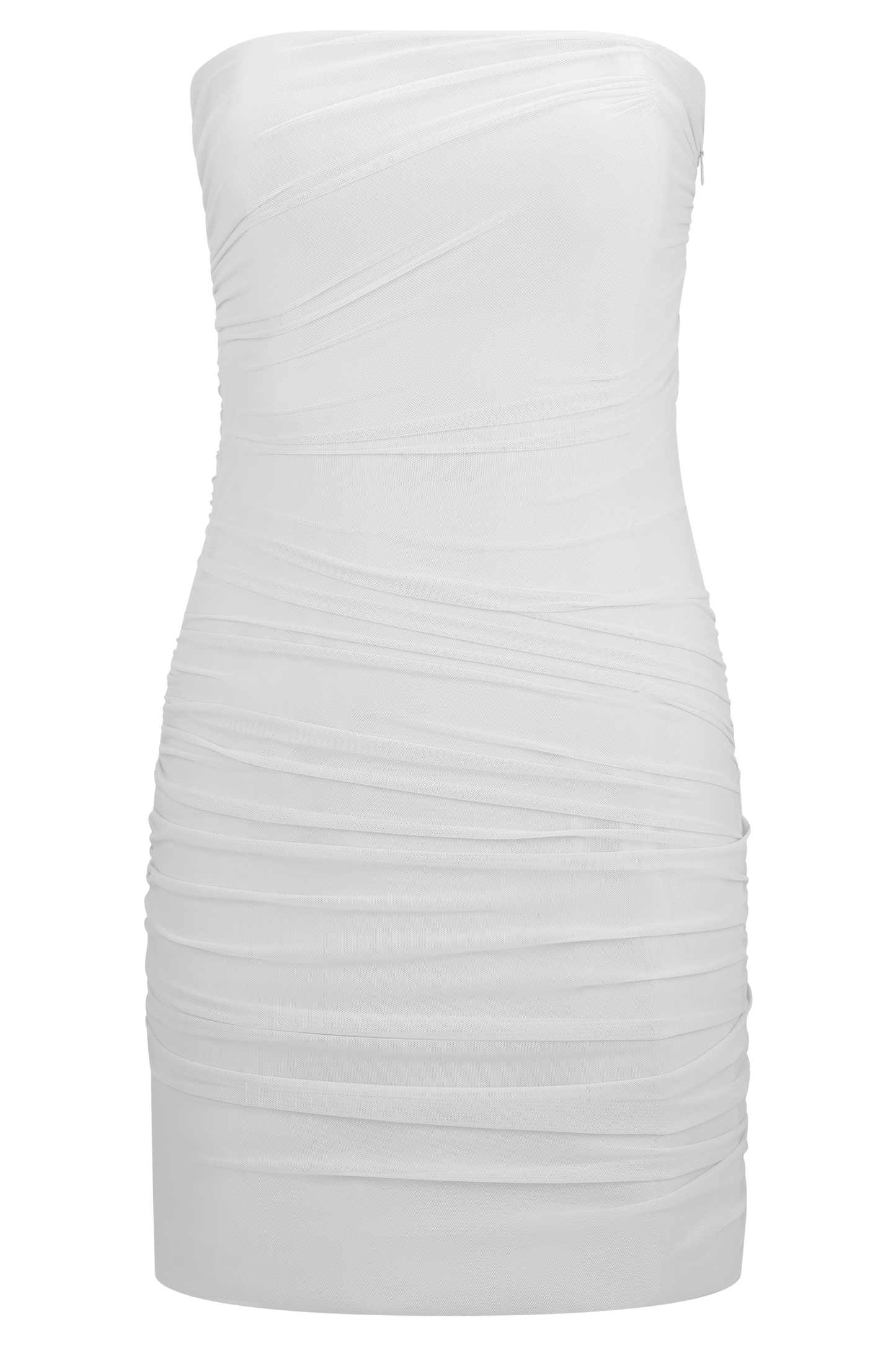 Jianna Mini-robe en maille sans bretelles - Blanc