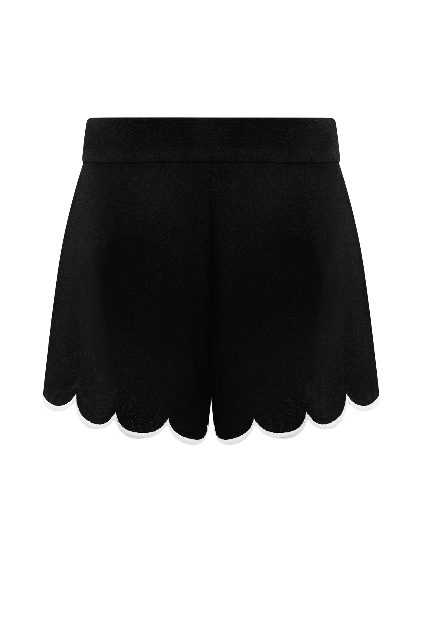 Short Judith à volants - Noir