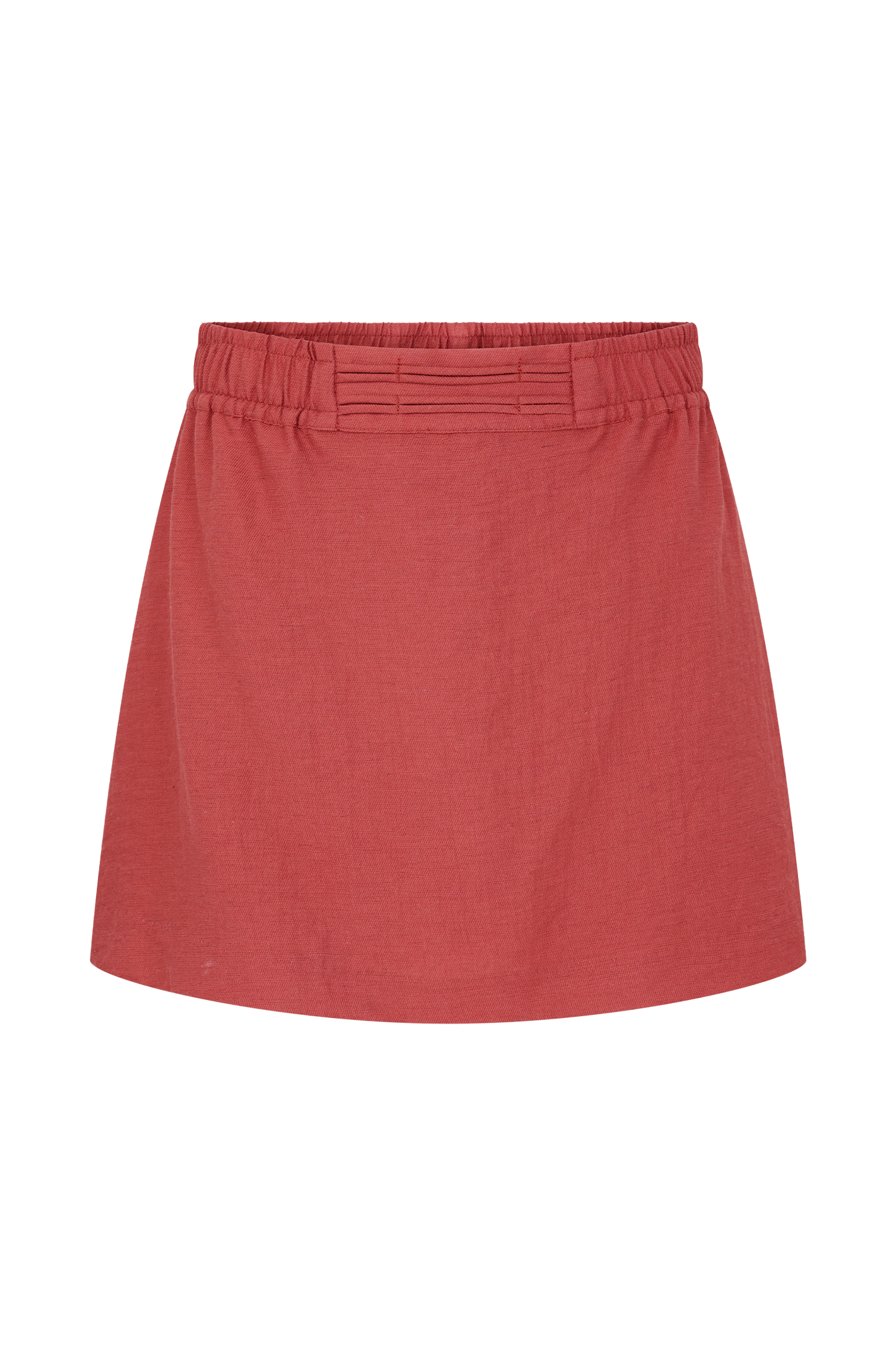 Jupe-short en lin Kallie - Rose brûlé