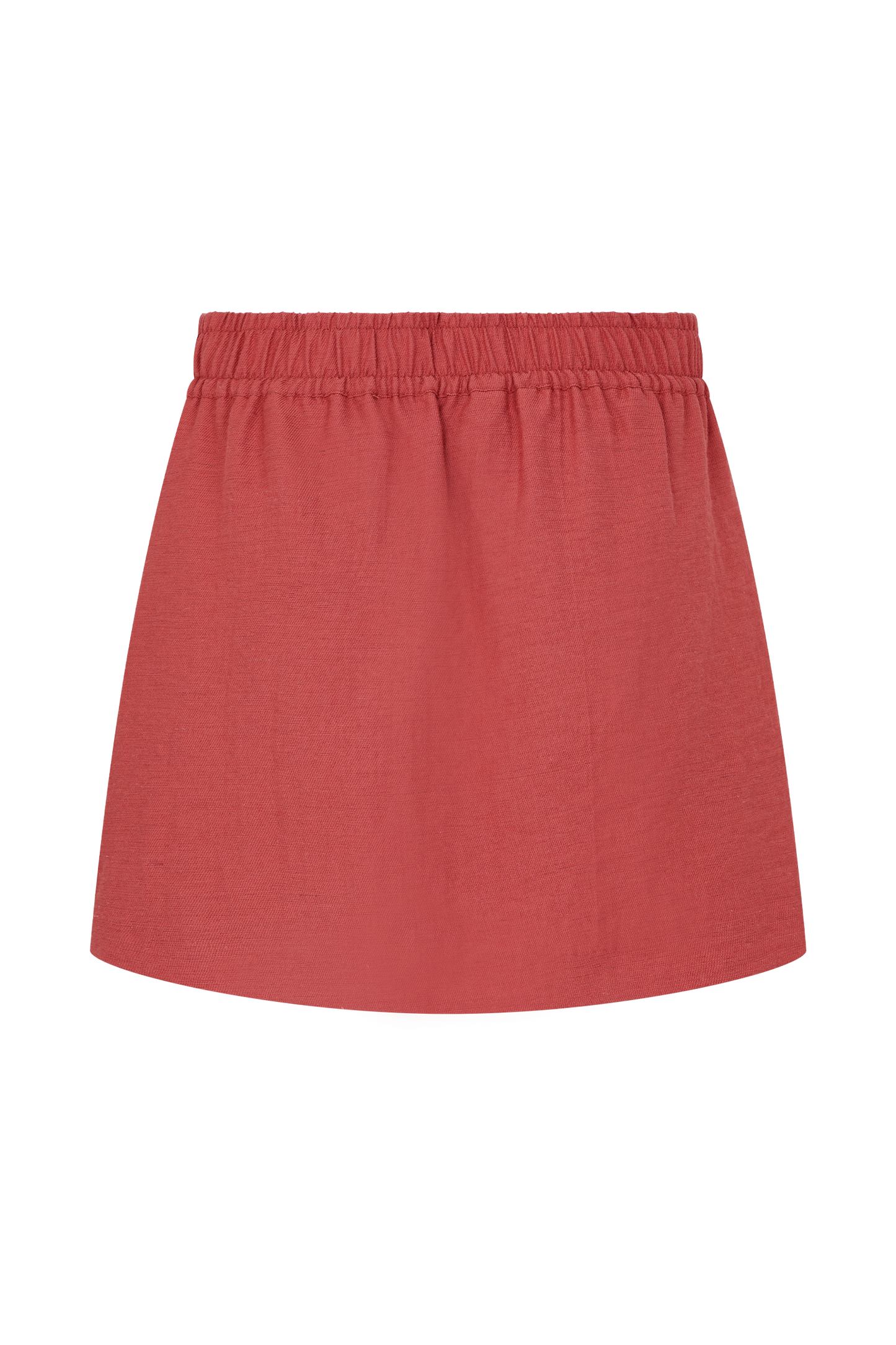 Jupe-short en lin Kallie - Rose brûlé