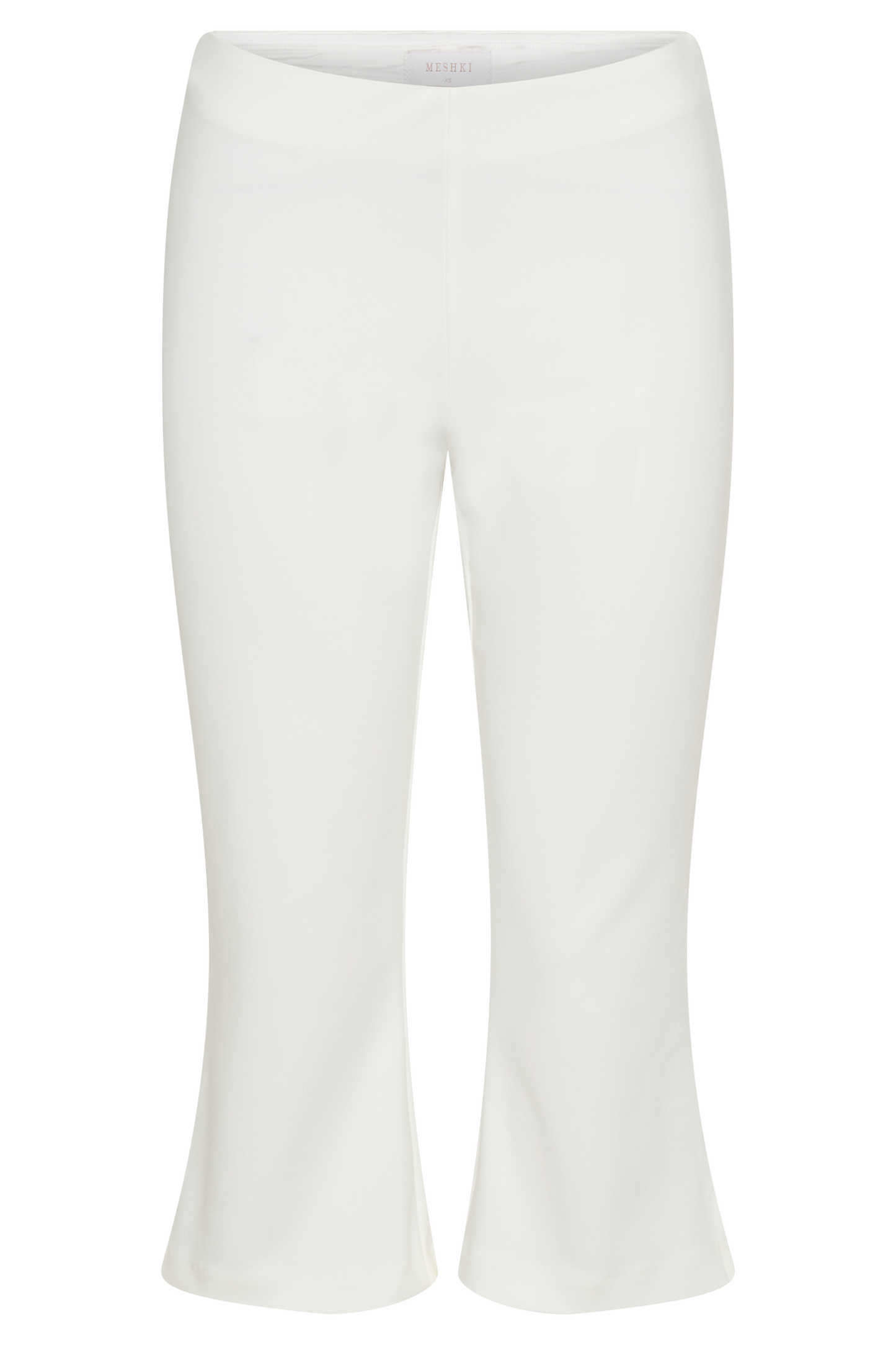 Pantalon Capri en Crêpe à Emmanchures Layla - Blanc