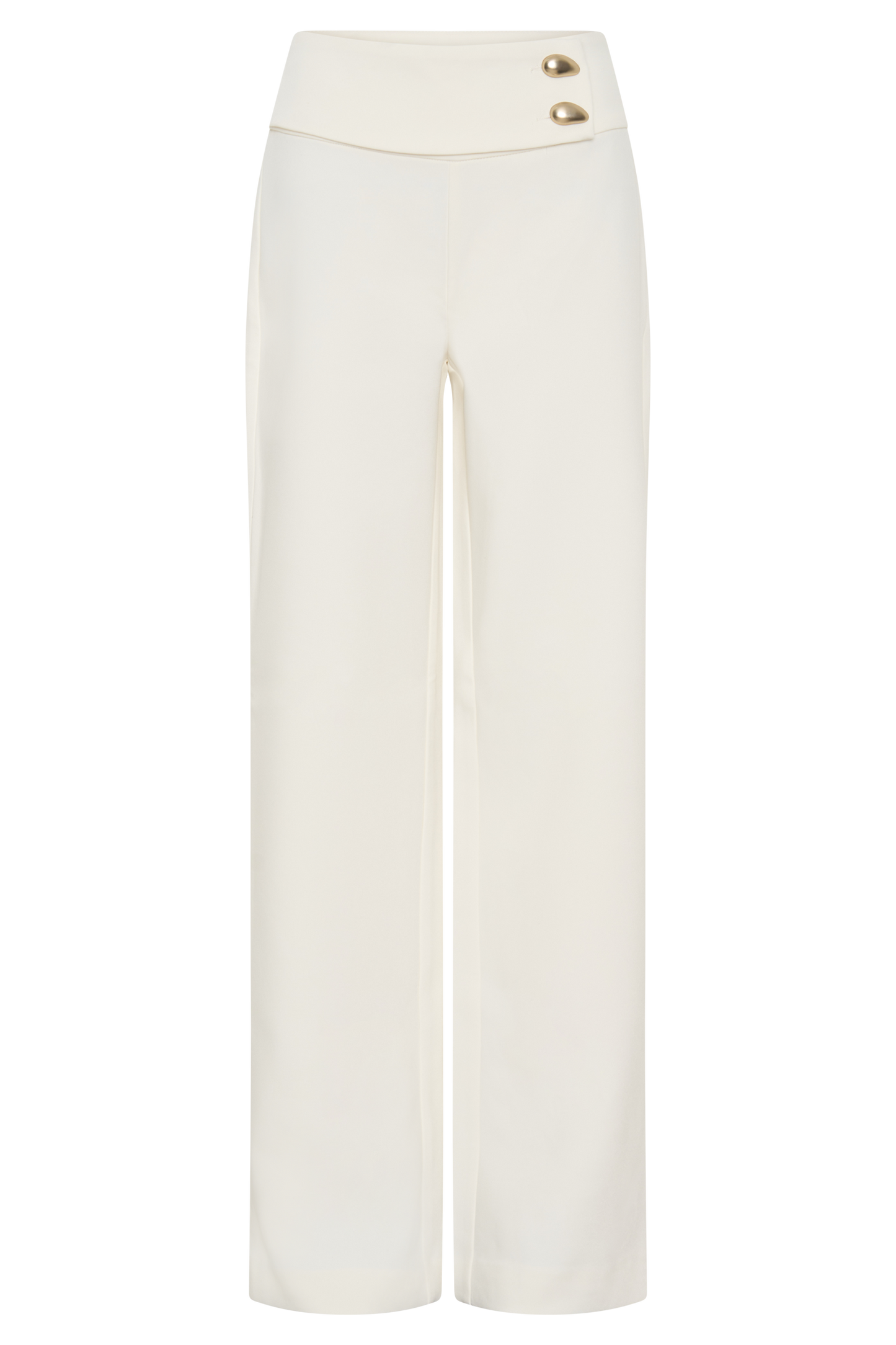 Pantalon tailleur droit Lindie - Ivoire