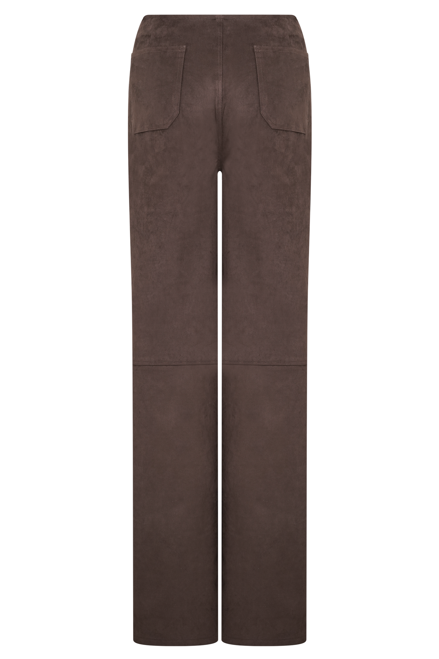 Pantalon Logan en similicuir - Chocolat noir