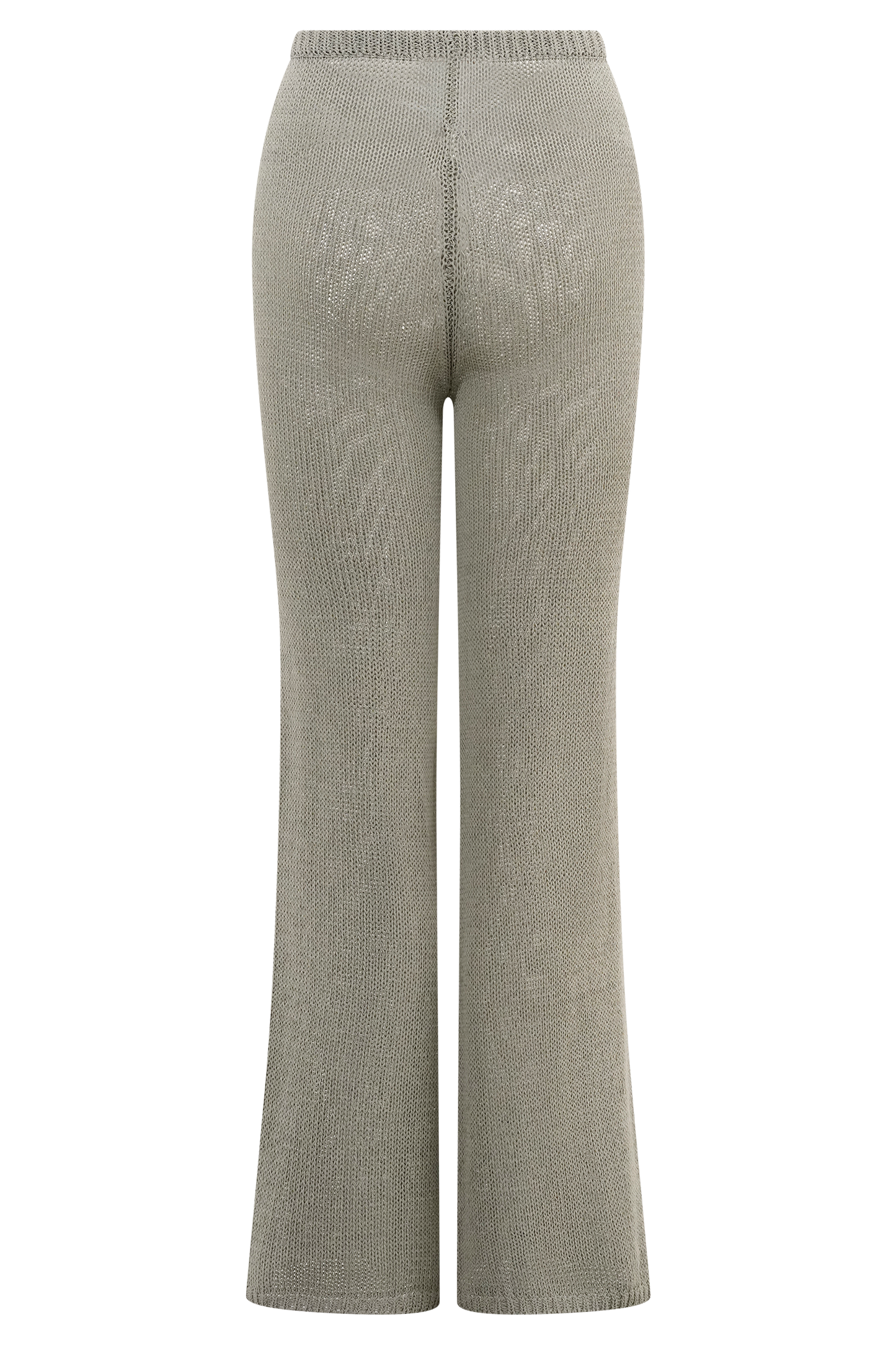 Pantalon Malani en Tricot à Pieds Large - SAGE