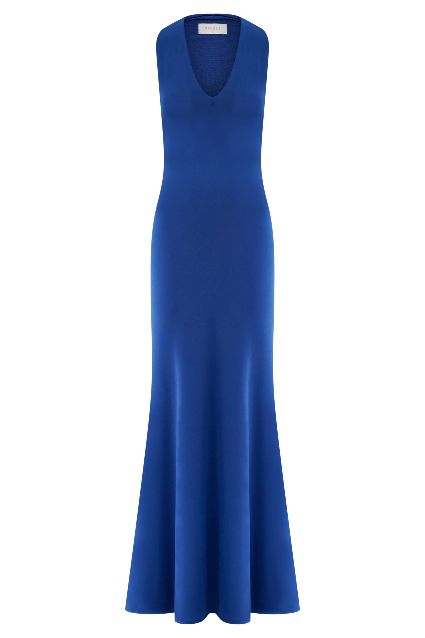 Elke Robe Maxi Décolleté V - Cobalt