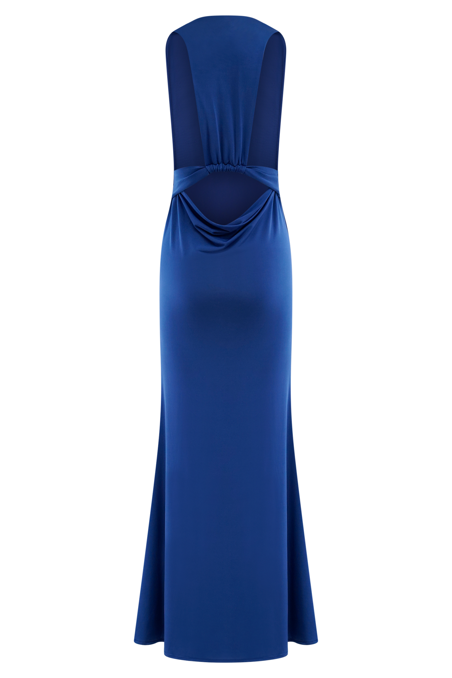 Elke Robe Maxi Décolleté V - Cobalt