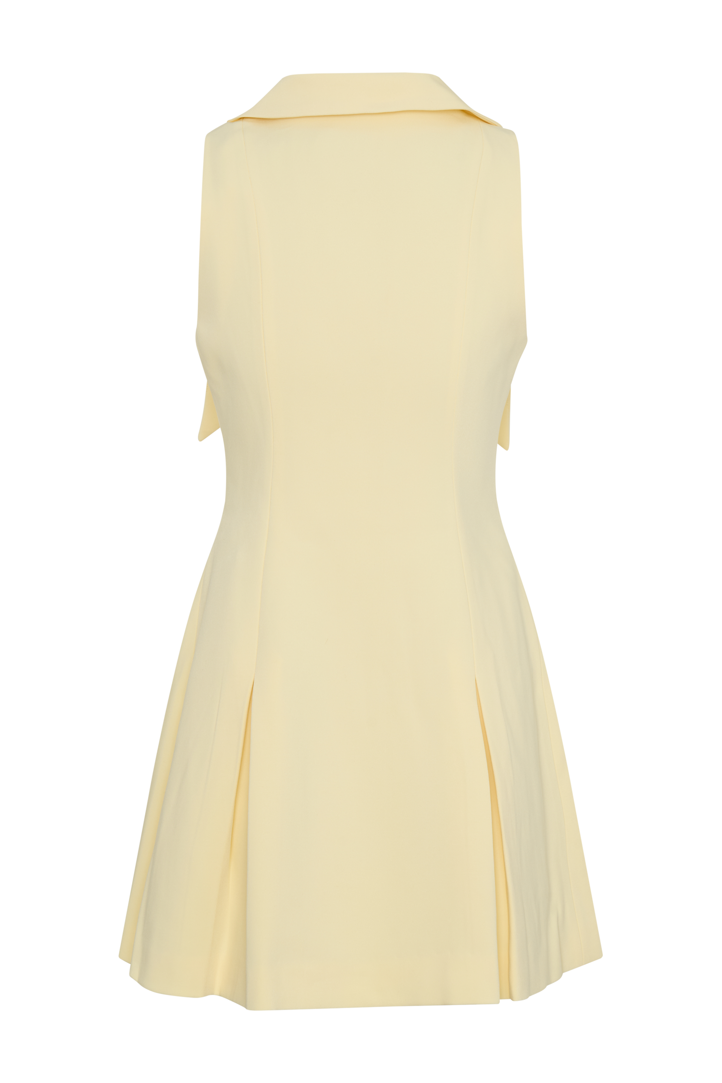 Mini-robe sans manches Oli - Citron