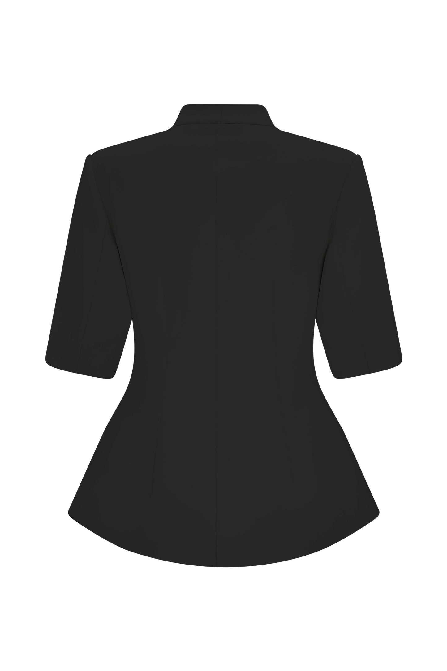Top tailleur à manches bouffantes Opal - Noir