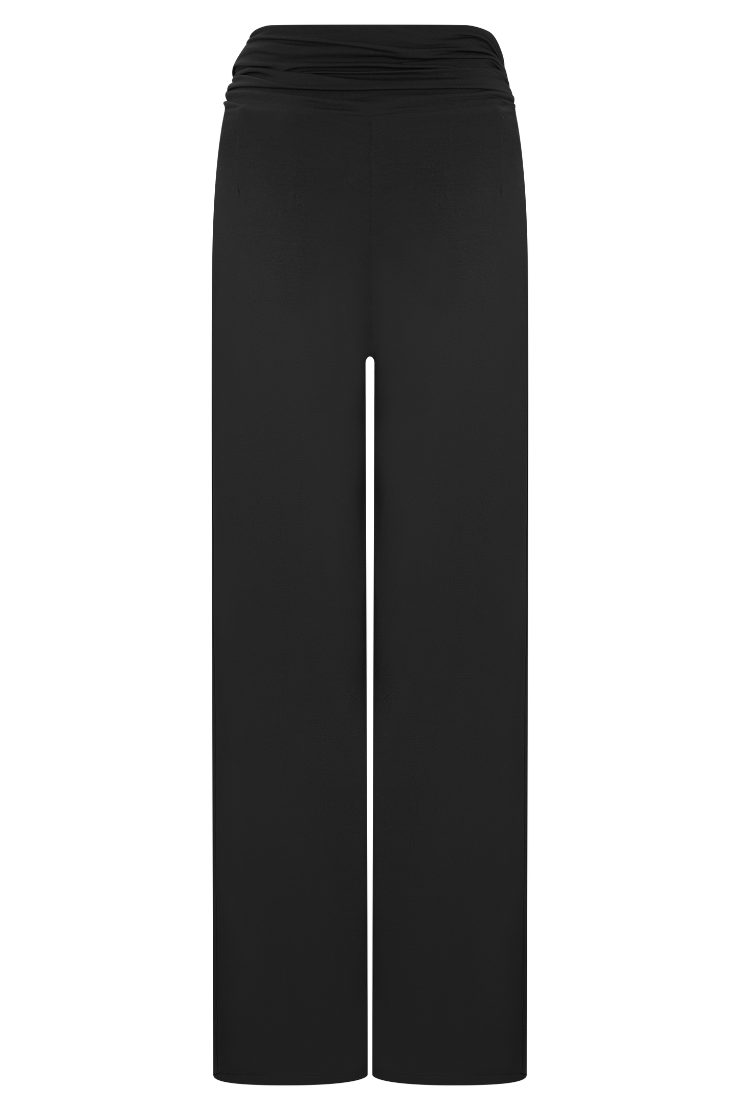 Pantalon droit en modal Ramona - Noir