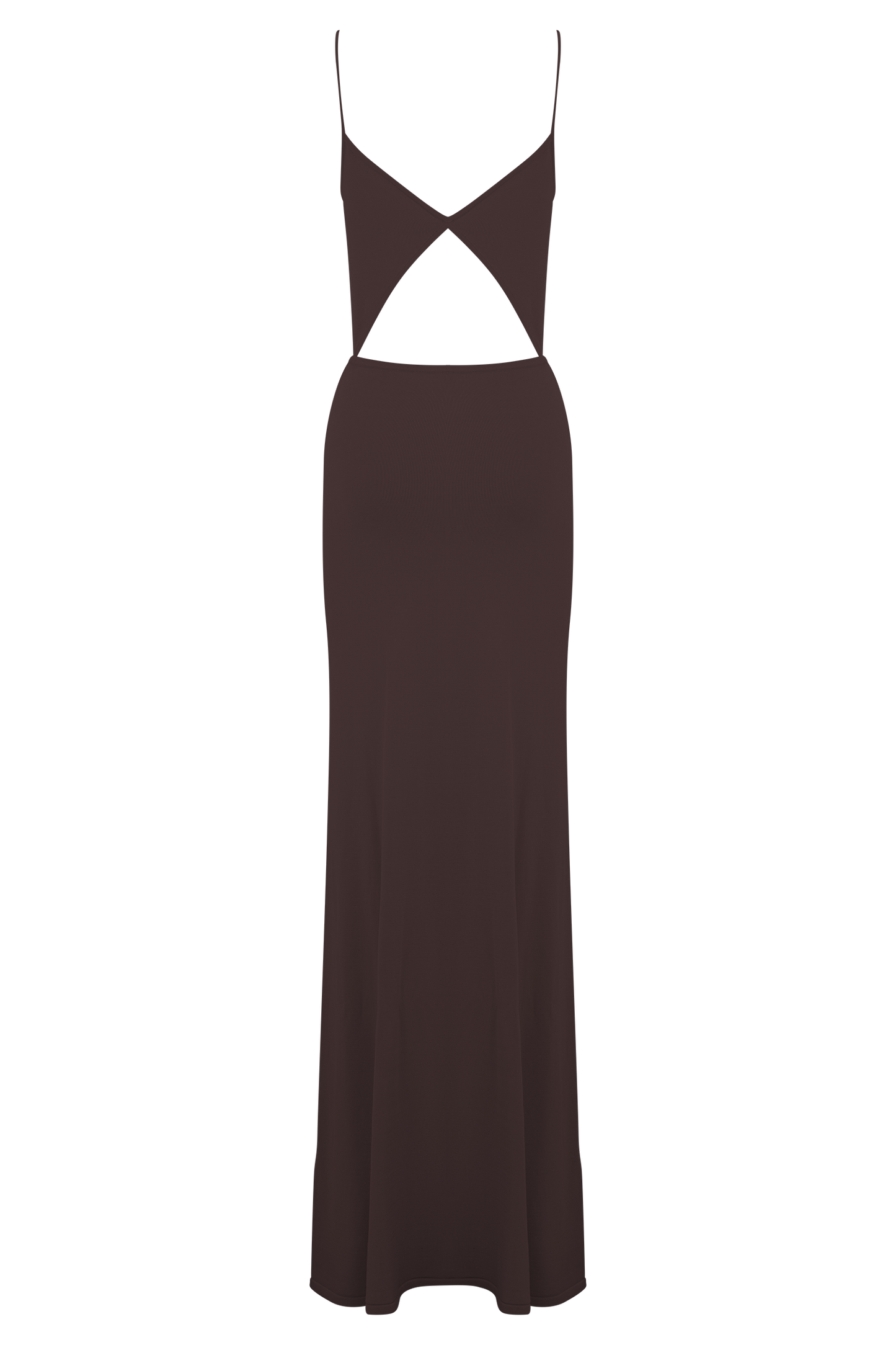 Robe Maxi En Tricot À Envelopper Reama - Chocolat