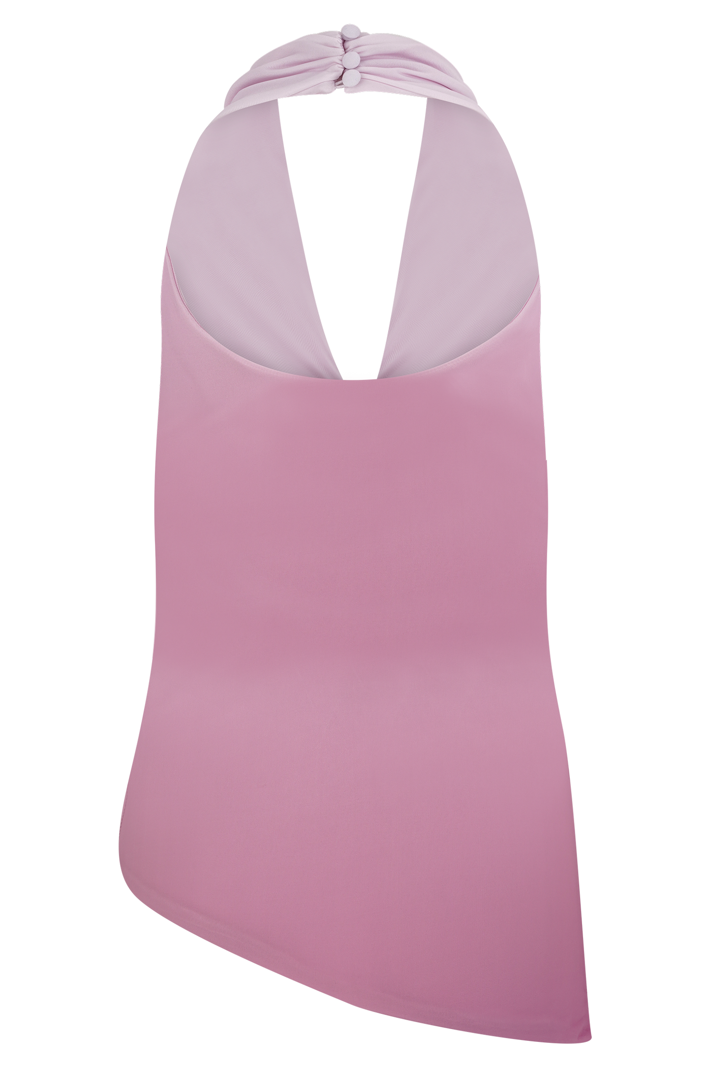Halter asymétrique Safiya - Rose Ombré