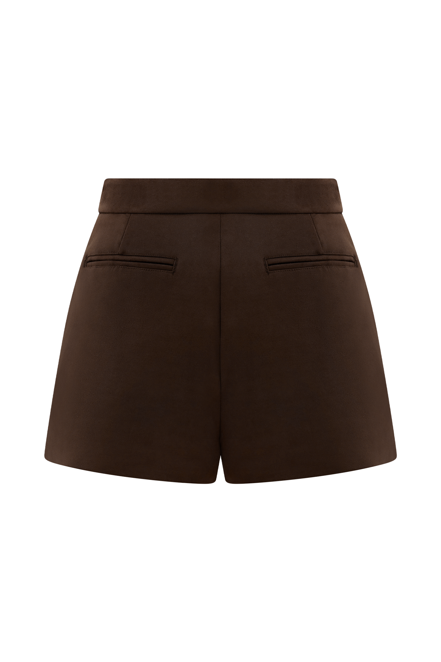 Sally Faux Suede Short - Chocolat au lait