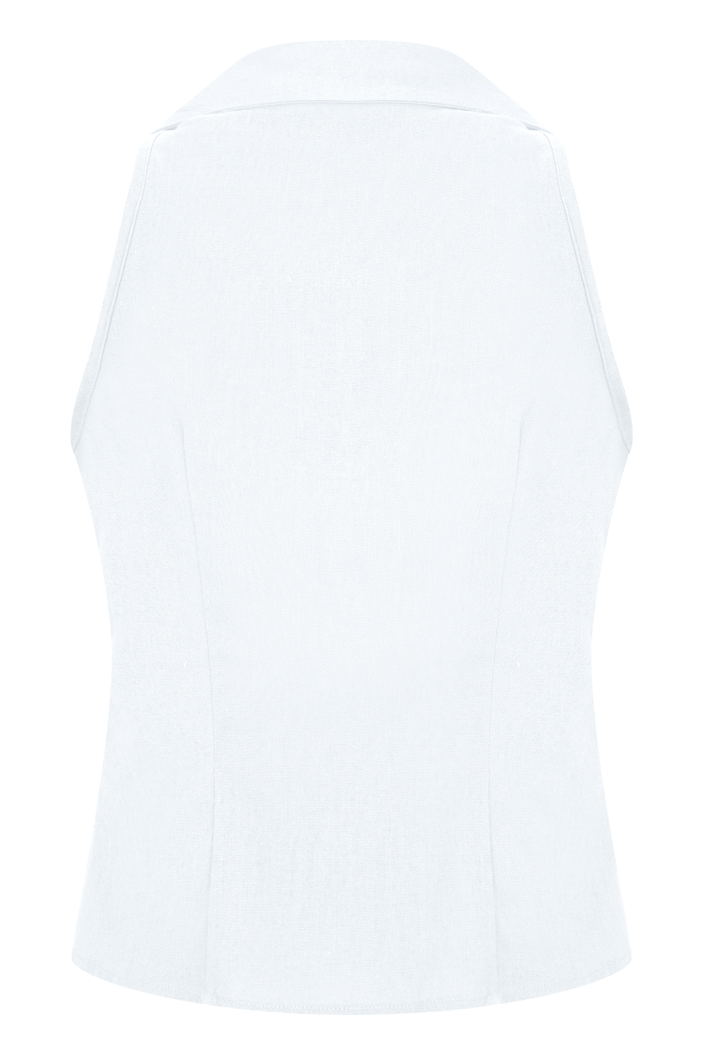 Chemise en lin sans manches Scout - Blanche