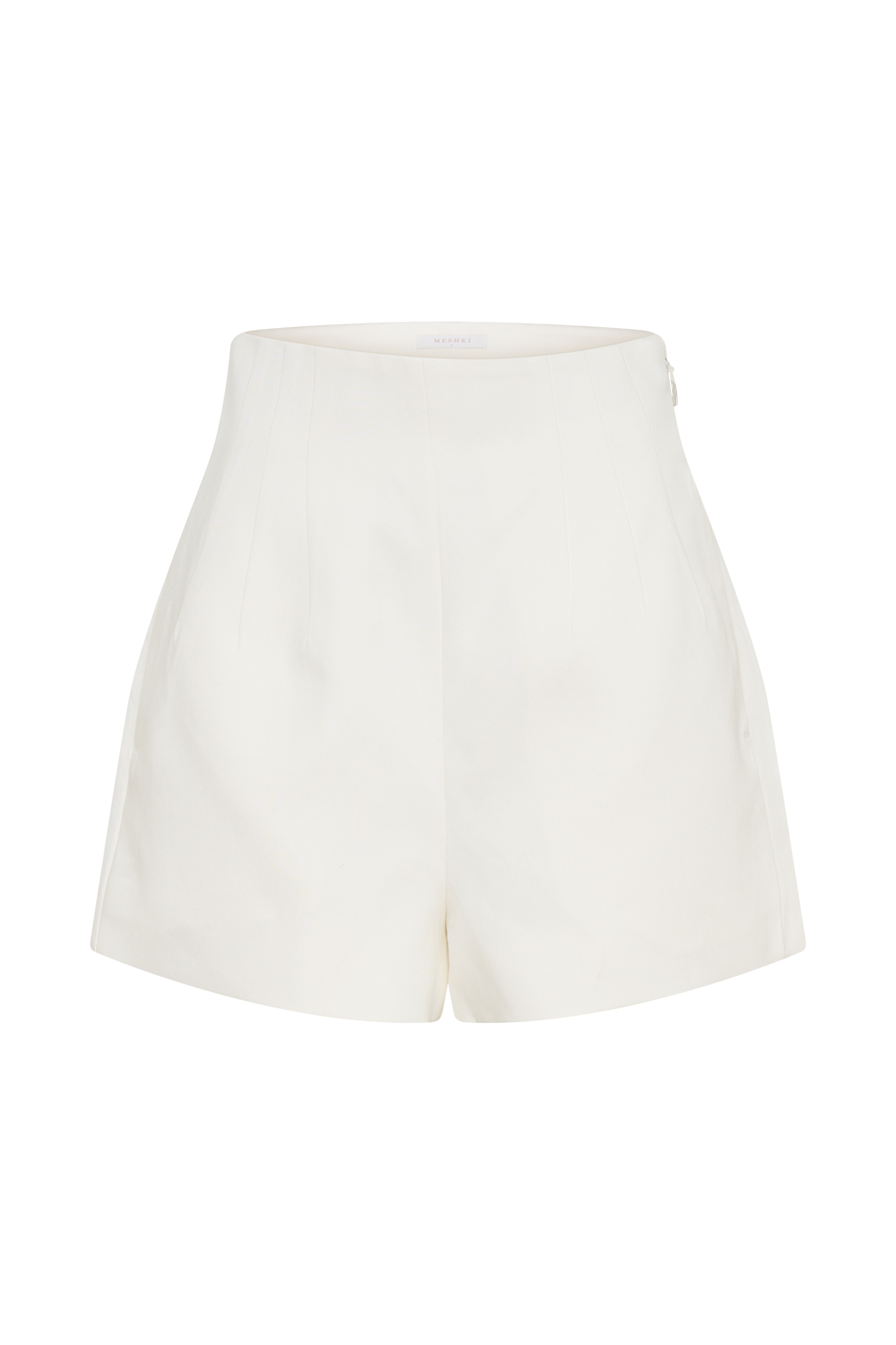 Shorts taille haute Silas - Blanc