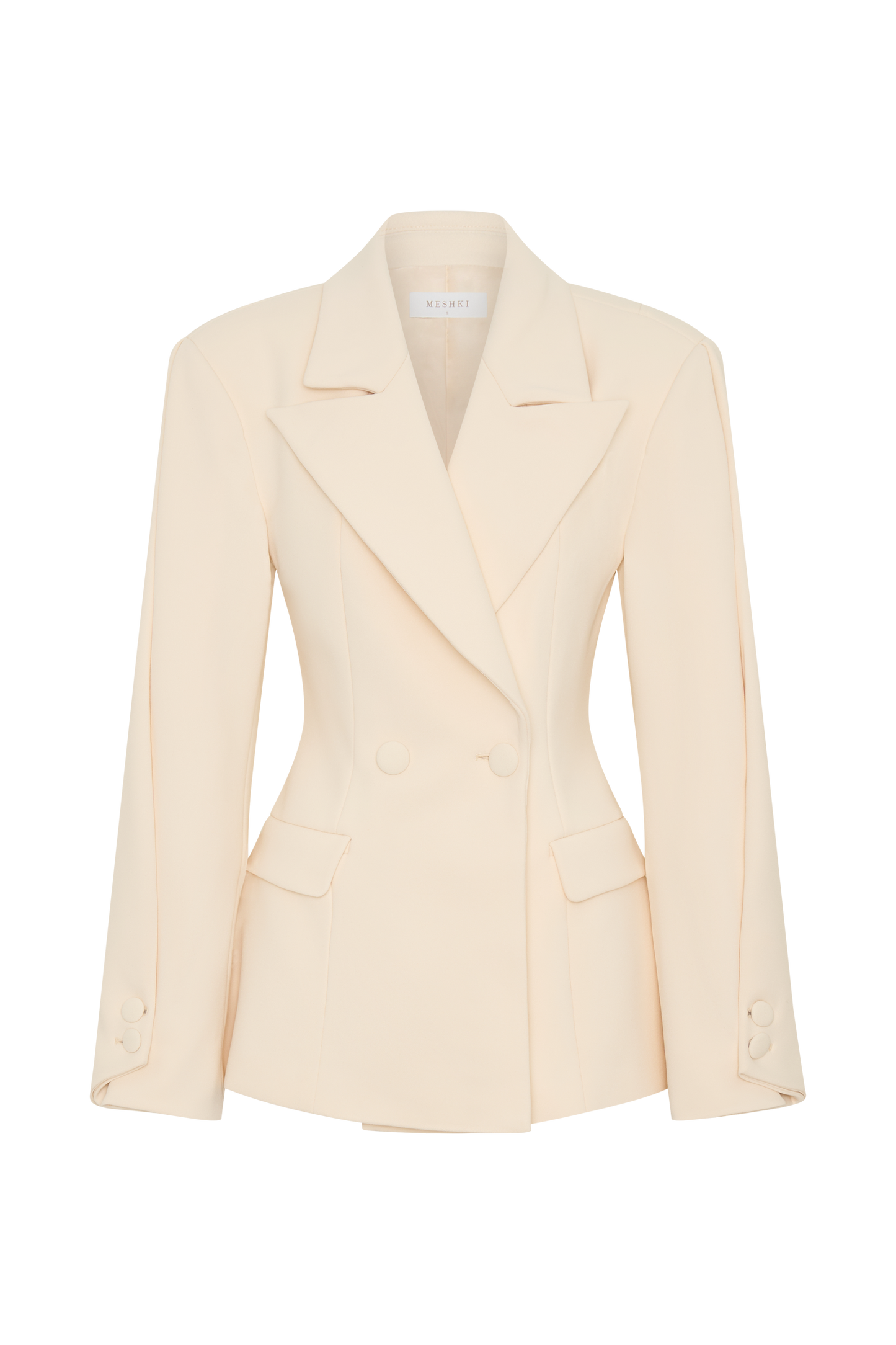 Blazer structuré Wesley - Crème glacée