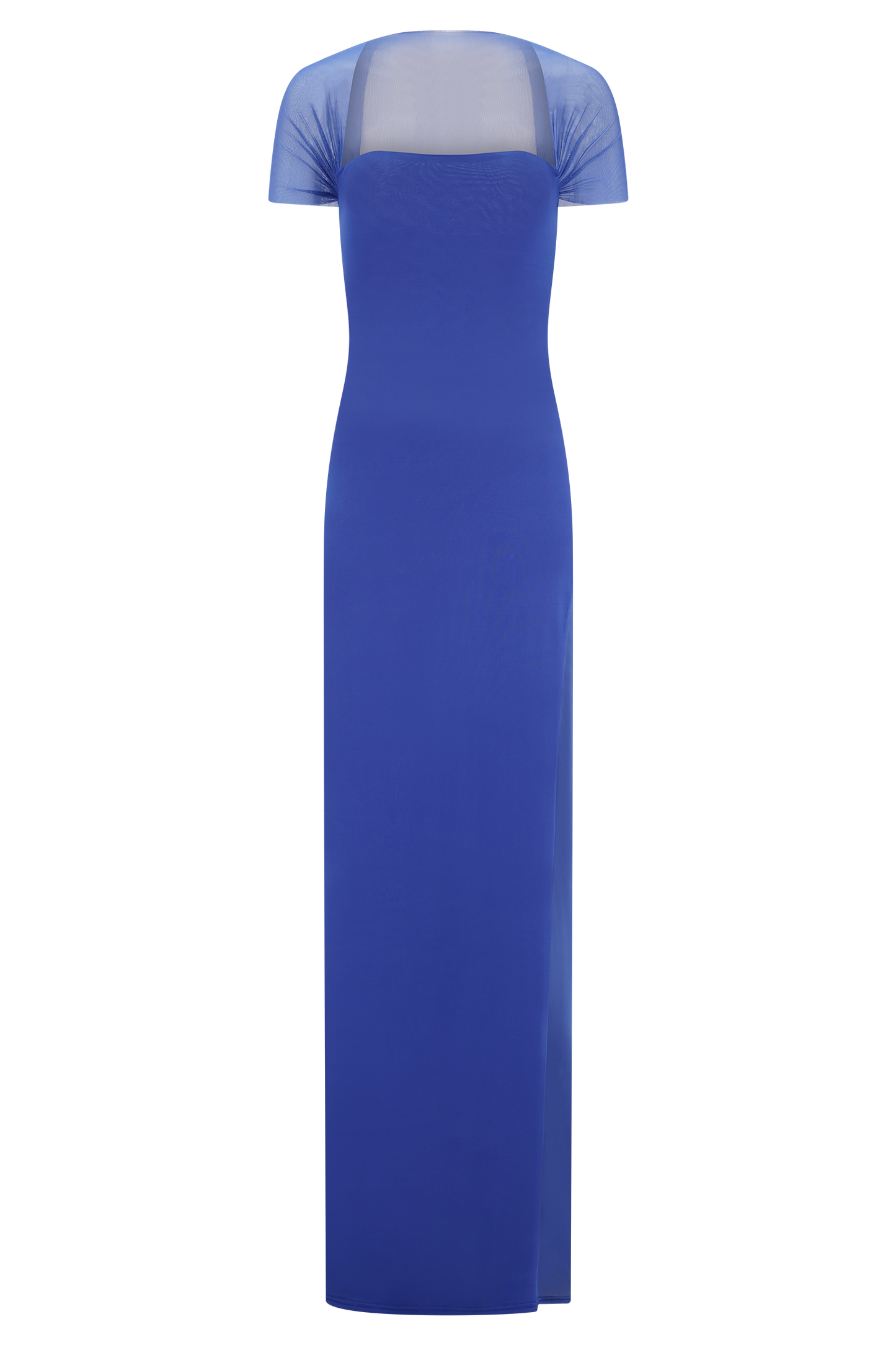 Wyatt Robe Maxi Élasthanne et Maille - Bleu Cobalt