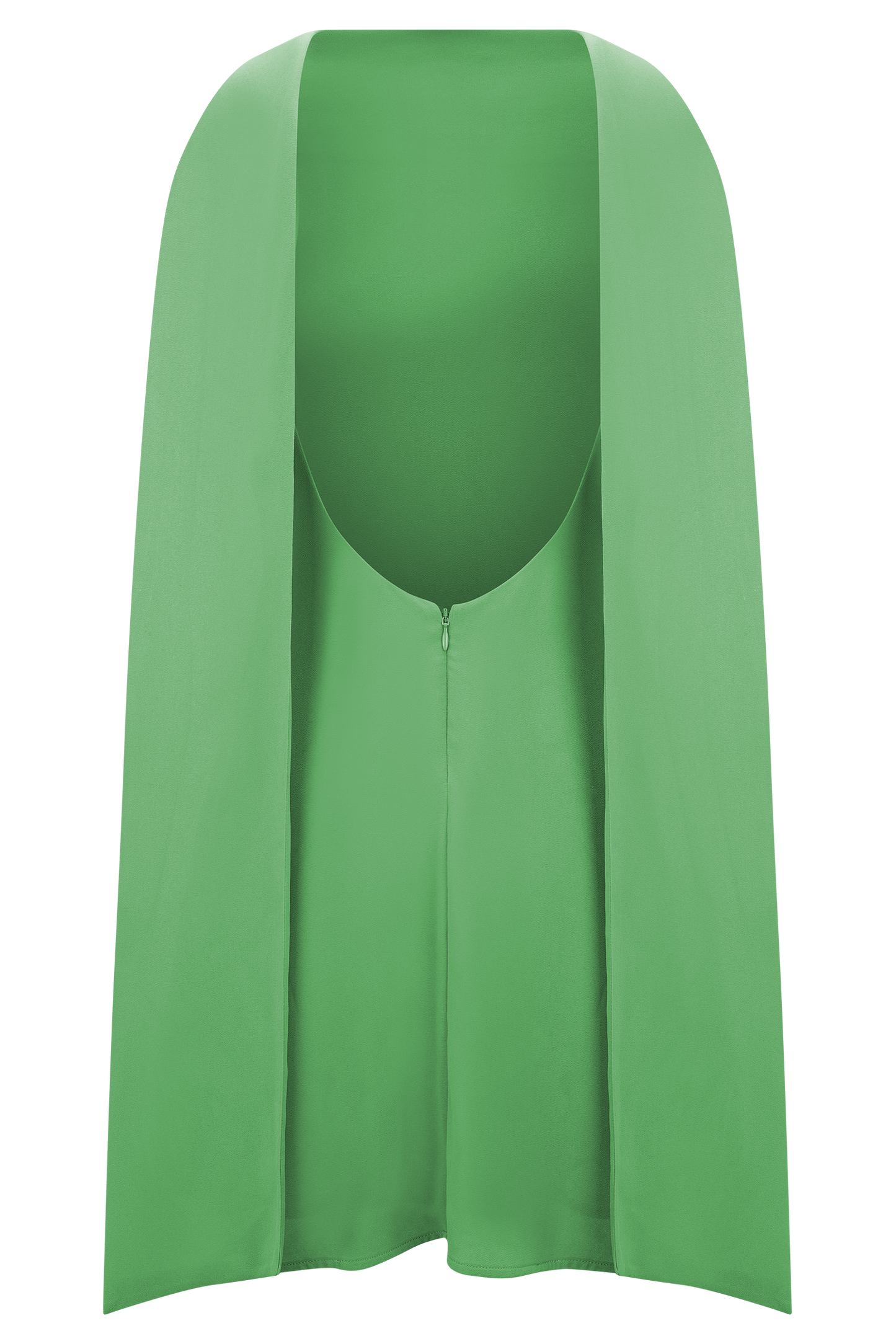 Robe mini drapée avec écharpe Wynter - Verte