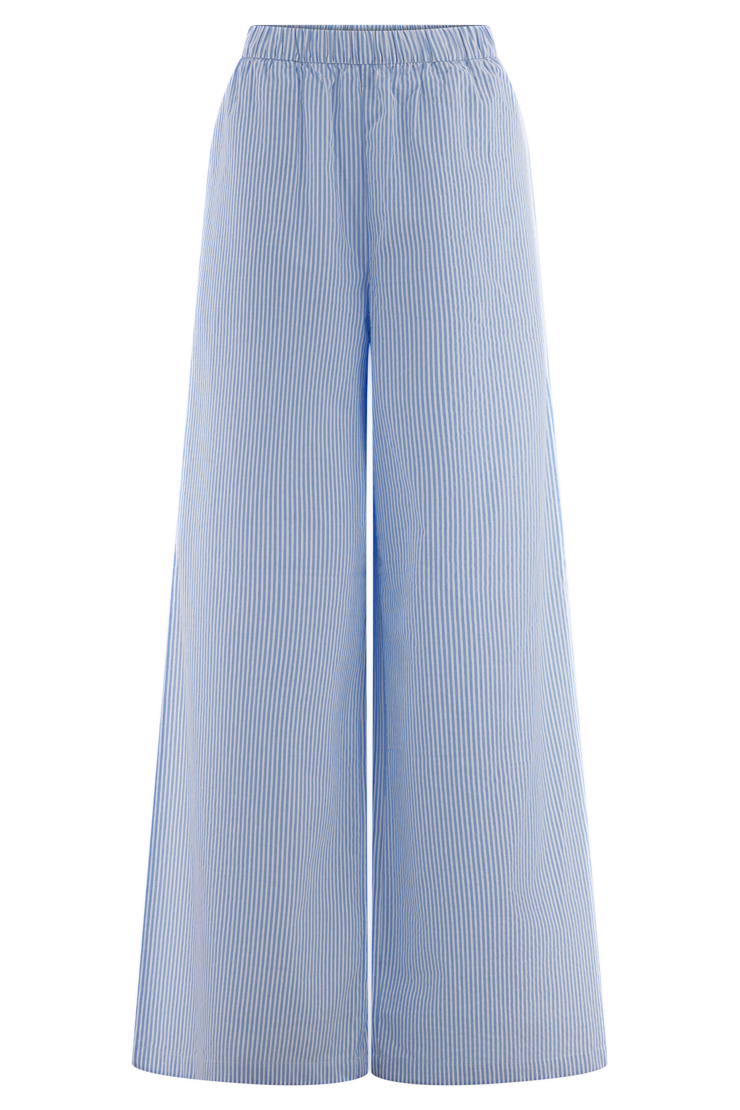 Pantalon à larges jambes Hansen - Rayures bleues