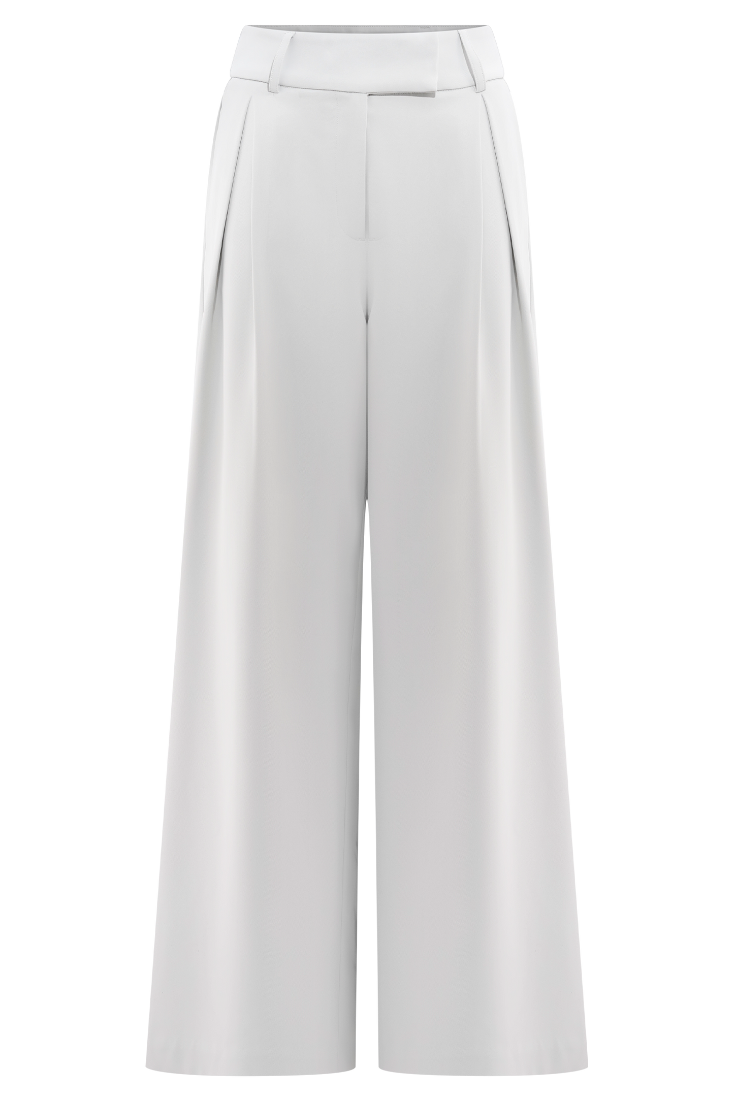 Pantalon large à plis Jameson - Sureau clair